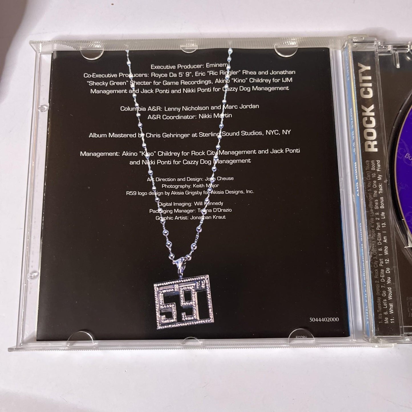 Royce Da 5'9" – Rock City (CD, 2002) Europe 504440 2