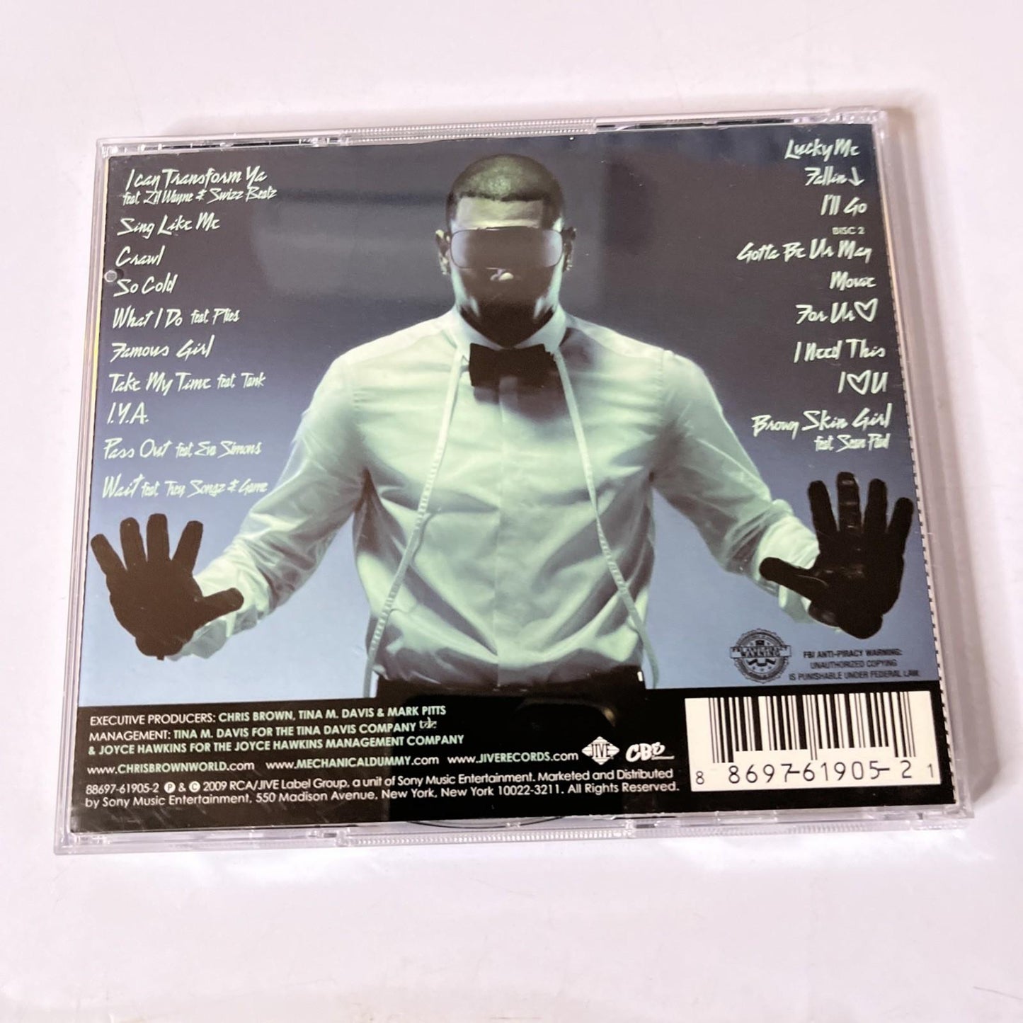 Chris Brown – Graffiti (CD, 2009) US 2-Discs 88697-61905-2