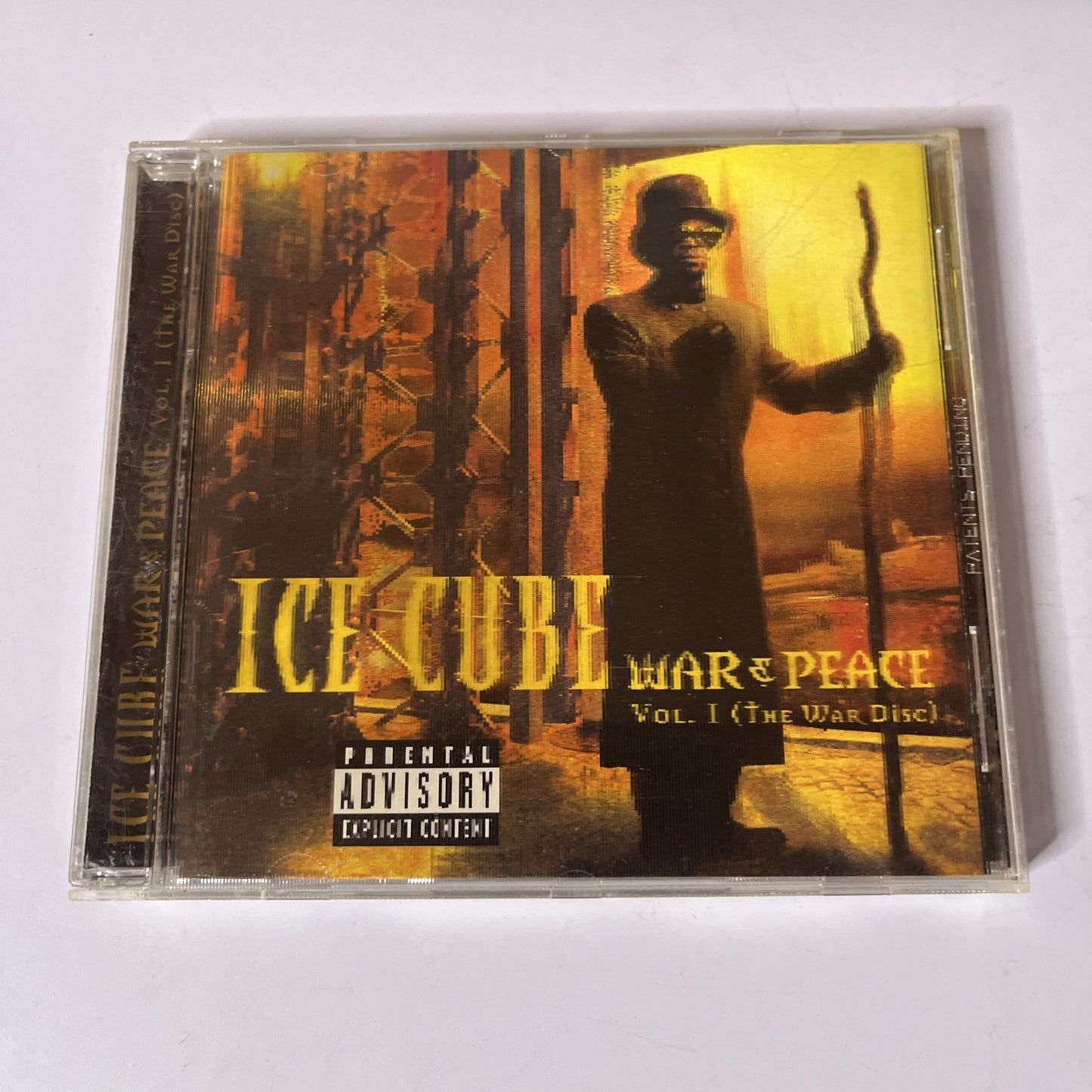 Ice Cube – War & Peace Vol. 1 (The War Disc) (CD, 1998) Canada Lenticular Cover