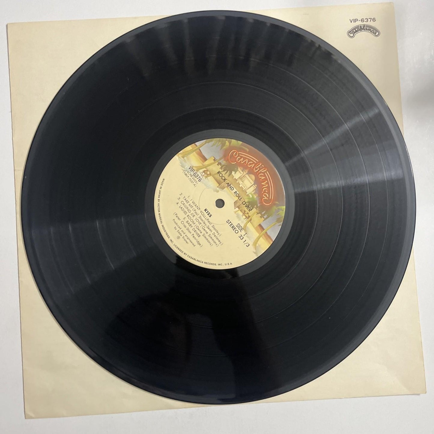 Kiss – Rock And Roll Over (Vinyl, 1976) Japan Gatefold VIP-6376