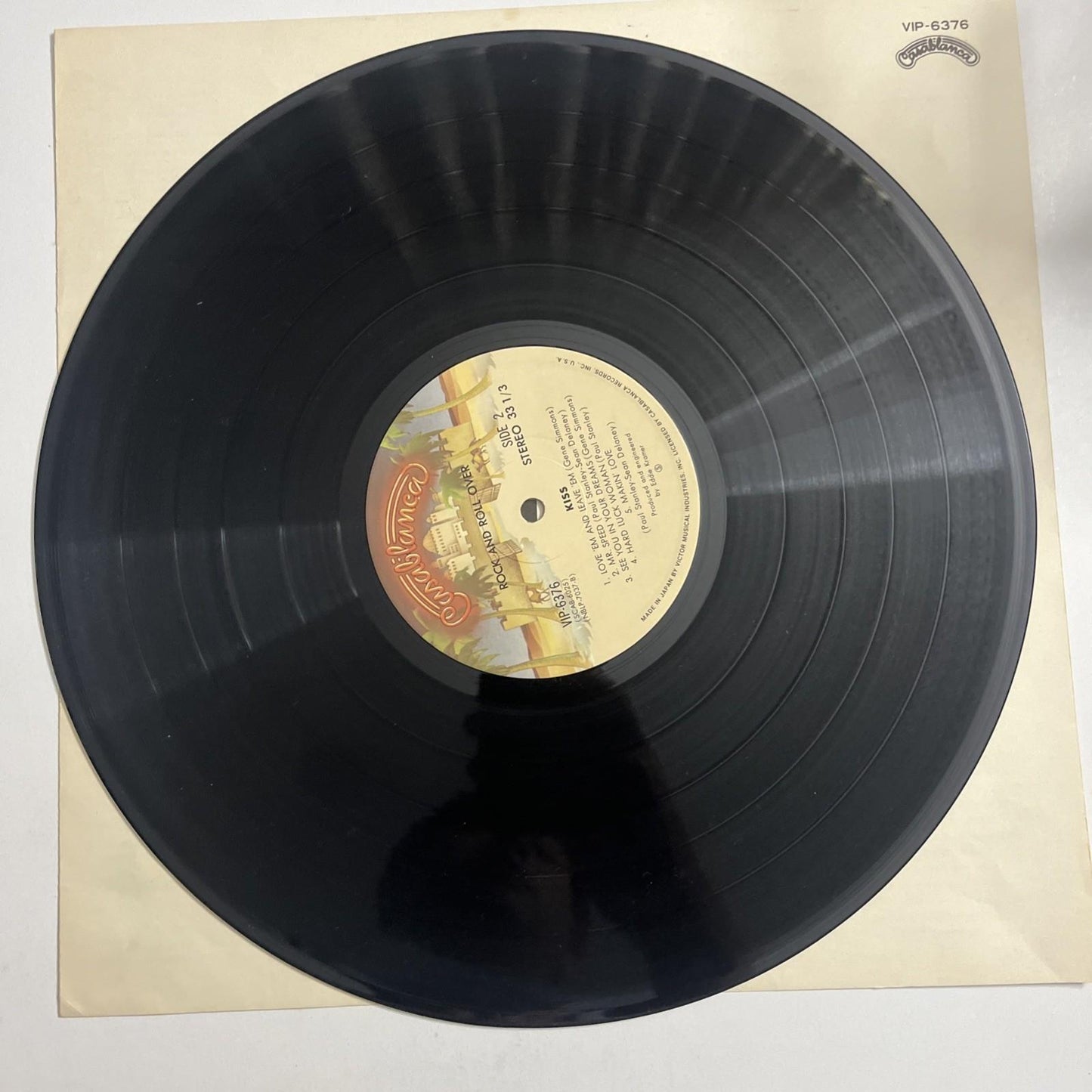 Kiss – Rock And Roll Over (Vinyl, 1976) Japan Gatefold VIP-6376