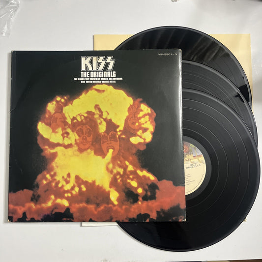Kiss – The Originals (Vinyl, 1977) Japan 3xLP Gatefold VIP-5501-3