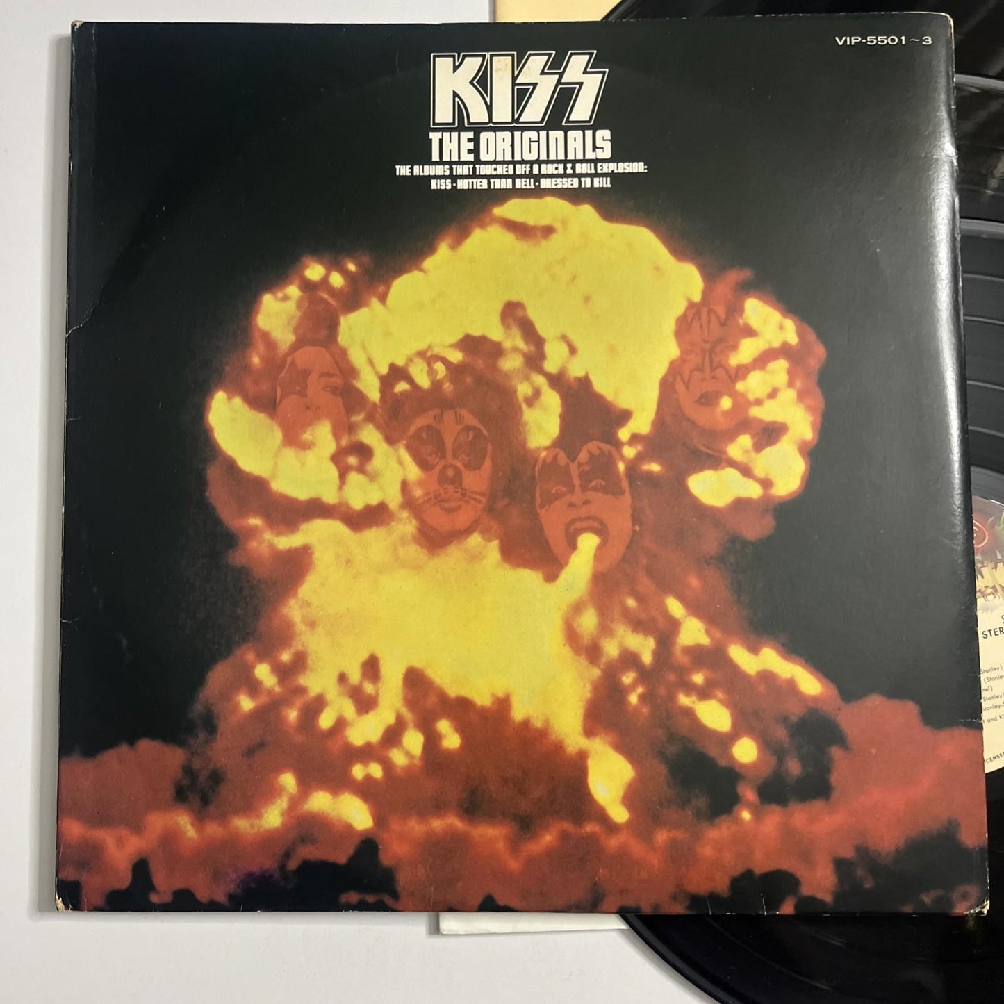 Kiss – The Originals (Vinyl, 1977) Japan 3xLP Gatefold VIP-5501-3