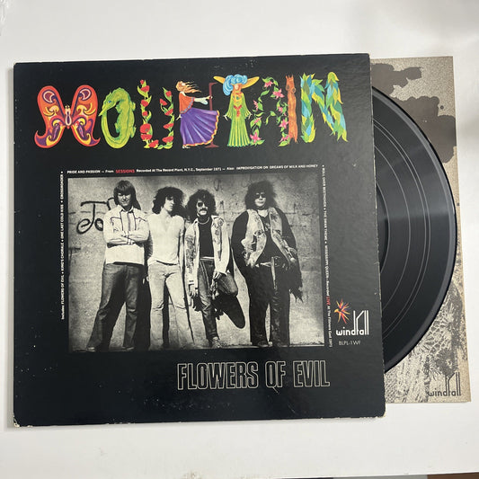 Mountain – Flowers Of Evil (Vinyl, 1972) Japan Gatefold BLPL-1WF