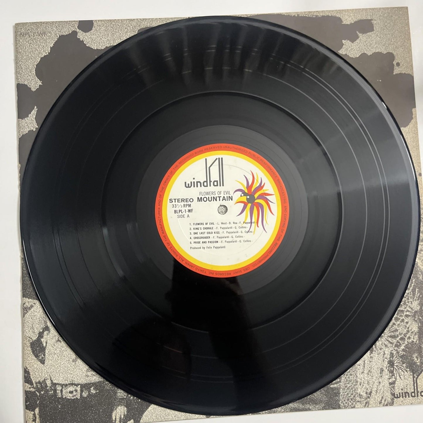 Mountain – Flowers Of Evil (Vinyl, 1972) Japan Gatefold BLPL-1WF