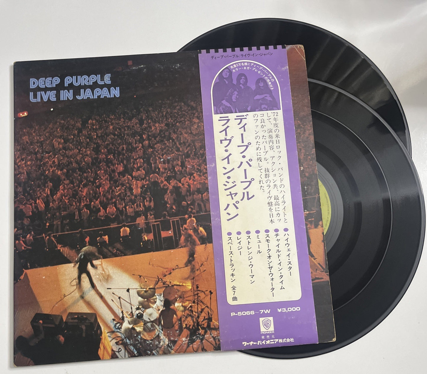 Deep Purple – Live In Japan  (Vinyl, 1972) Japan 2xLP Gatefold P-5066~7W