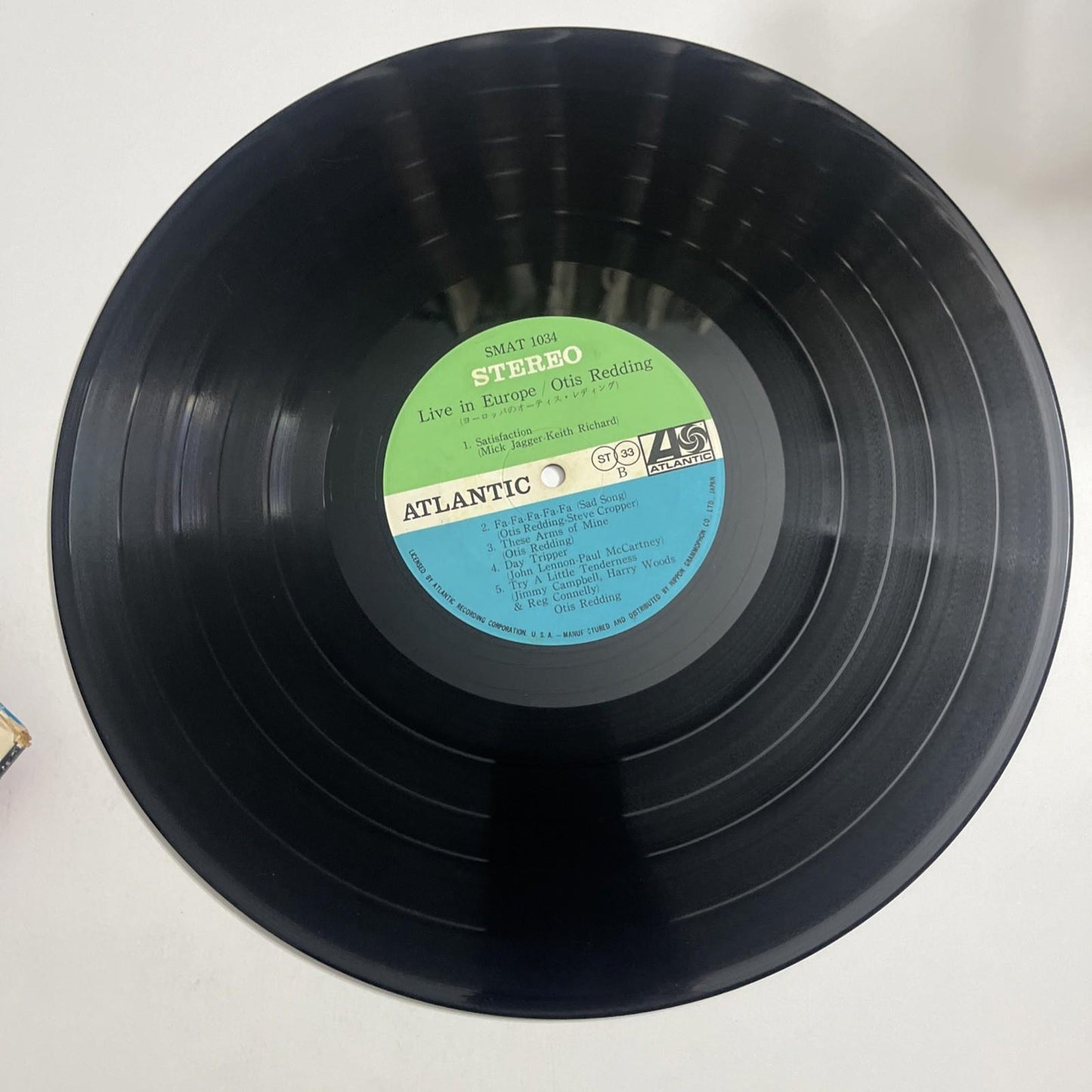 Otis Redding – Otis Redding Live In Europe (Vinyl, 1968) Japan Obi SMT-1034