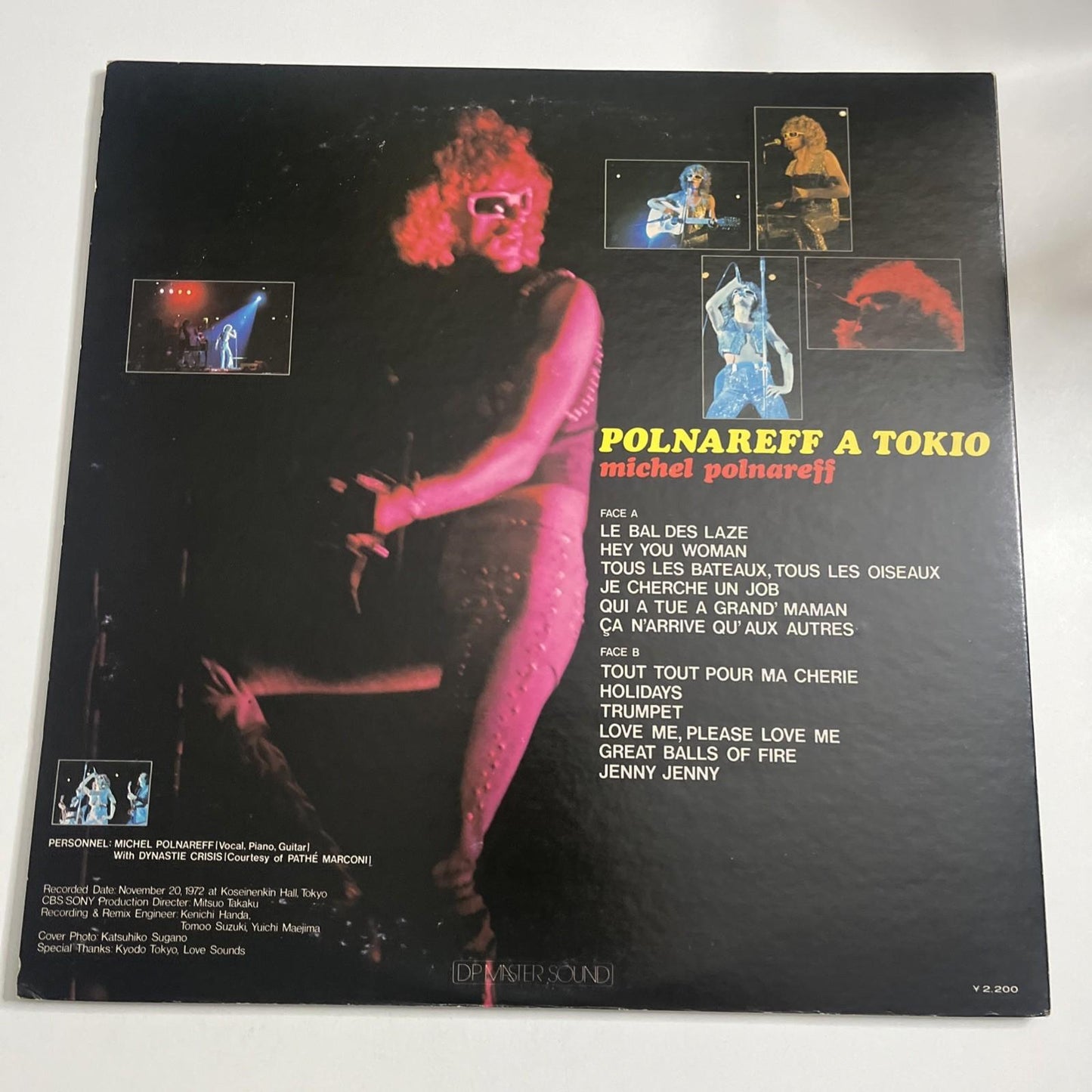 Michel Polnareff – Polnareff A Tokio (Vinyl, 1972) Japan Gatefold ECPN-18