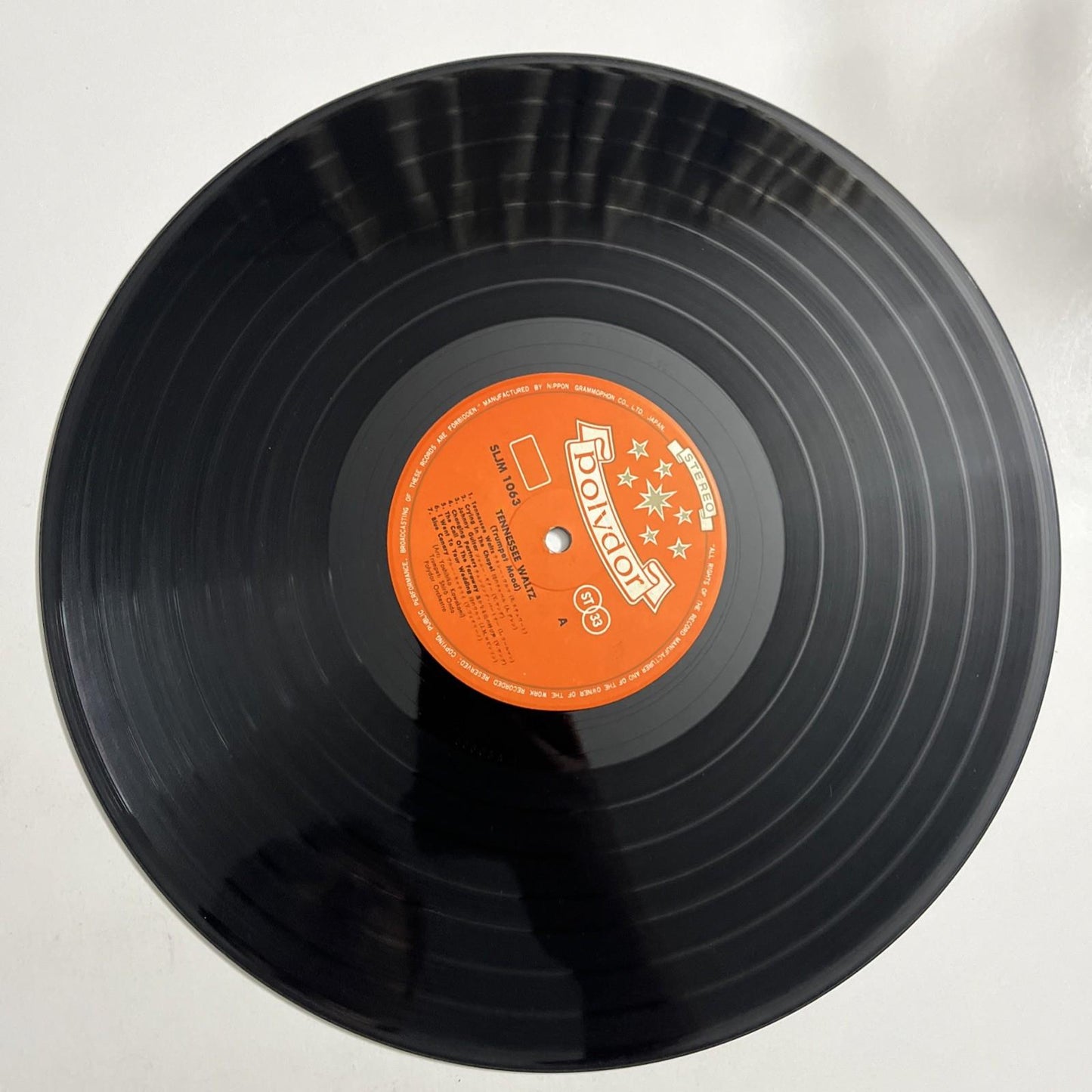 Shiro Onda, Polydor Orchestra – Tennessee Waltz (Vinyl) Japan SLJM 1063