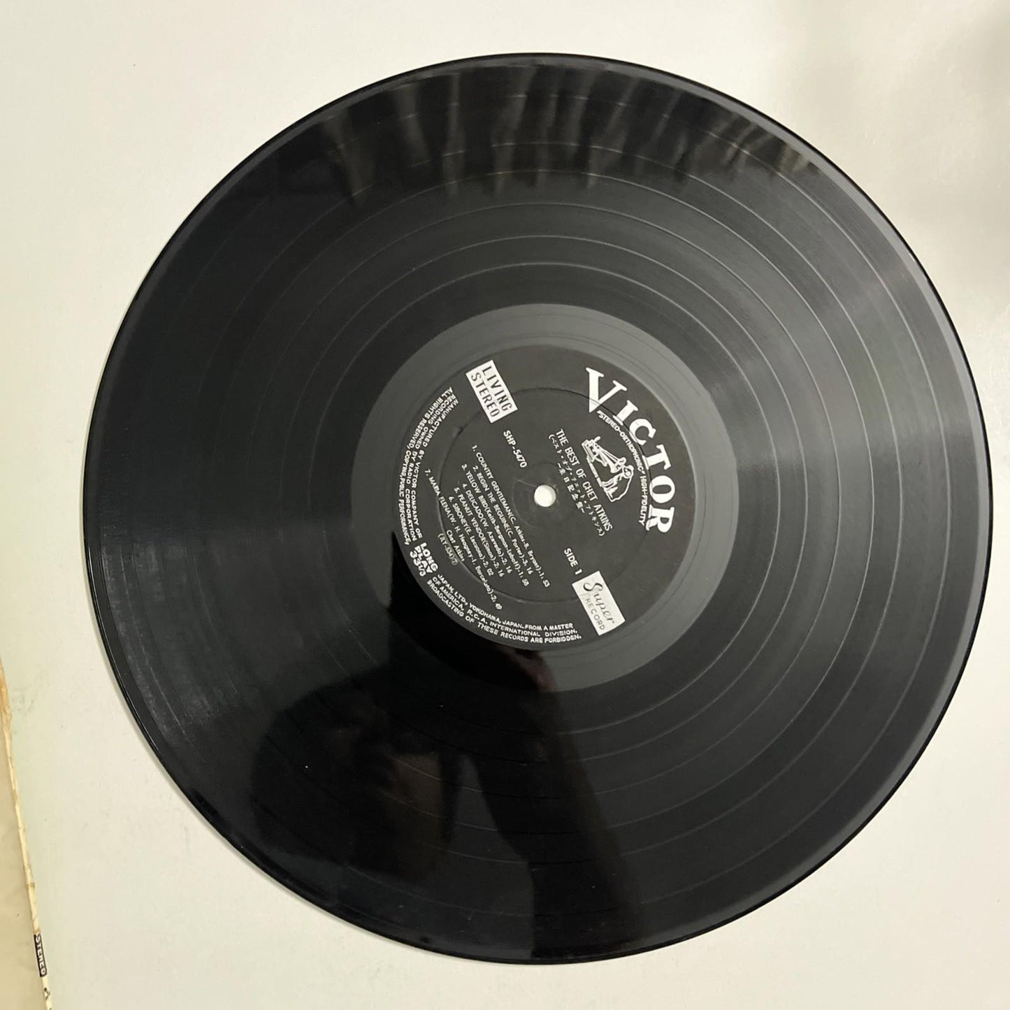 Chet Atkins – The Best Of Chet Atkins (Vinyl, 1965)  Japan SHP-5470