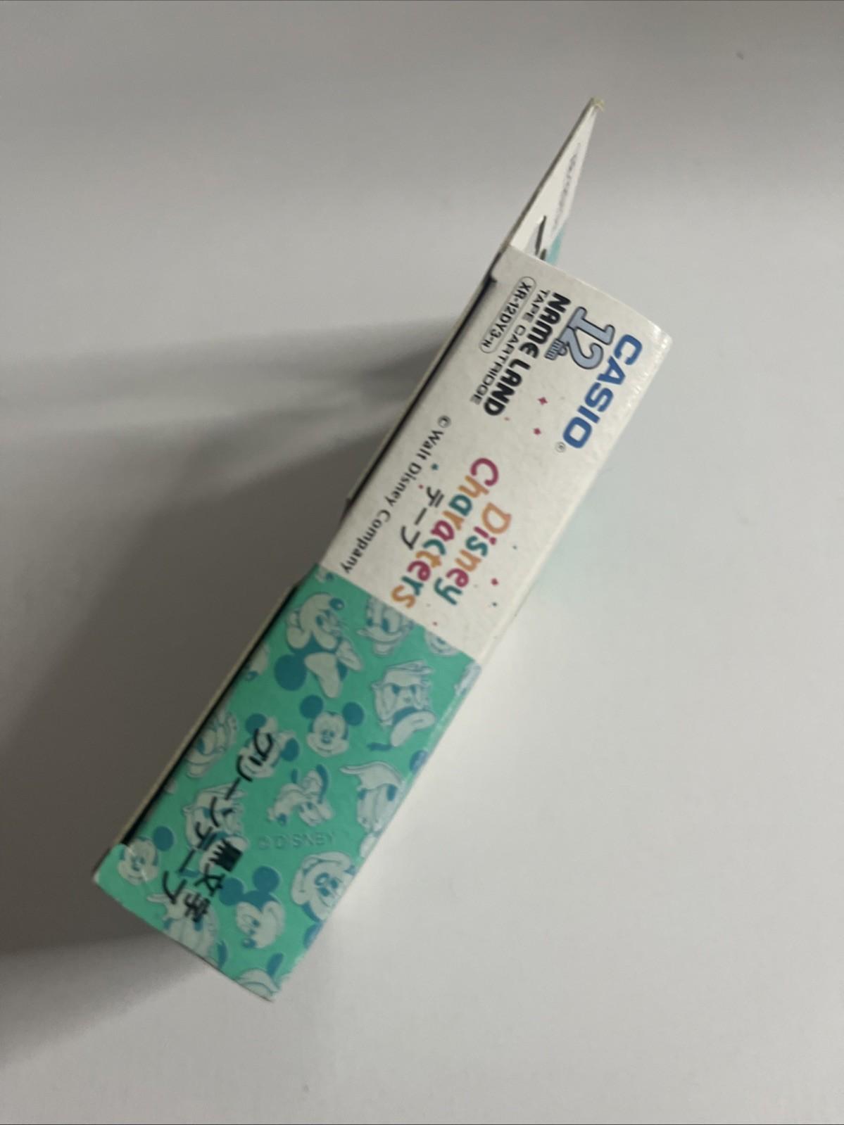Genuine Casio Disney Characters 12mm Name Land Tape Cartridge XR-12DY3-N NEW