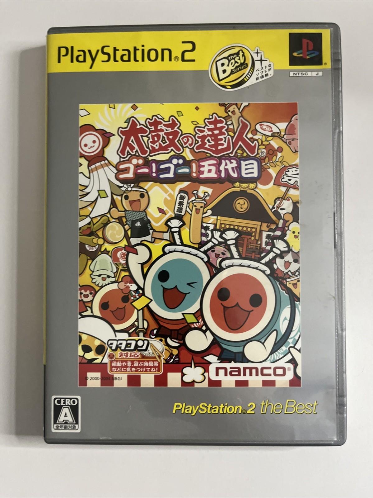 Taiko no Tatsujin 5 PS2 PlayStation NTSC-J JAPAN Drumming Game Complete