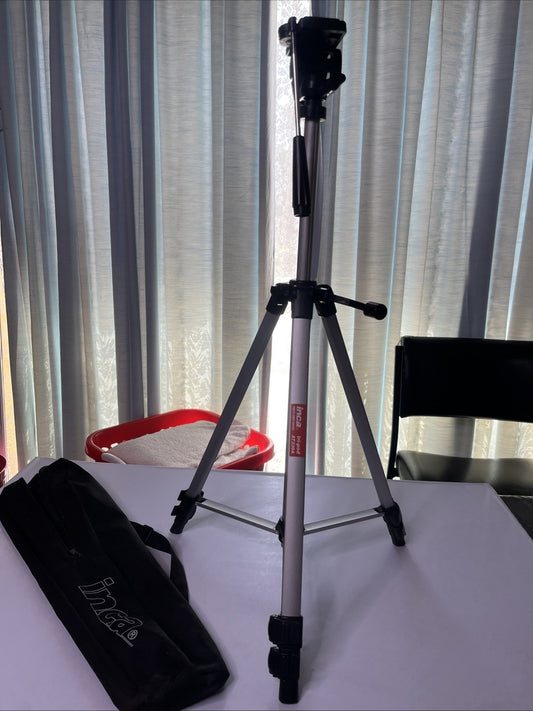 Inca AT330A Tripod 3 Way Head For Camera With Carry Bag