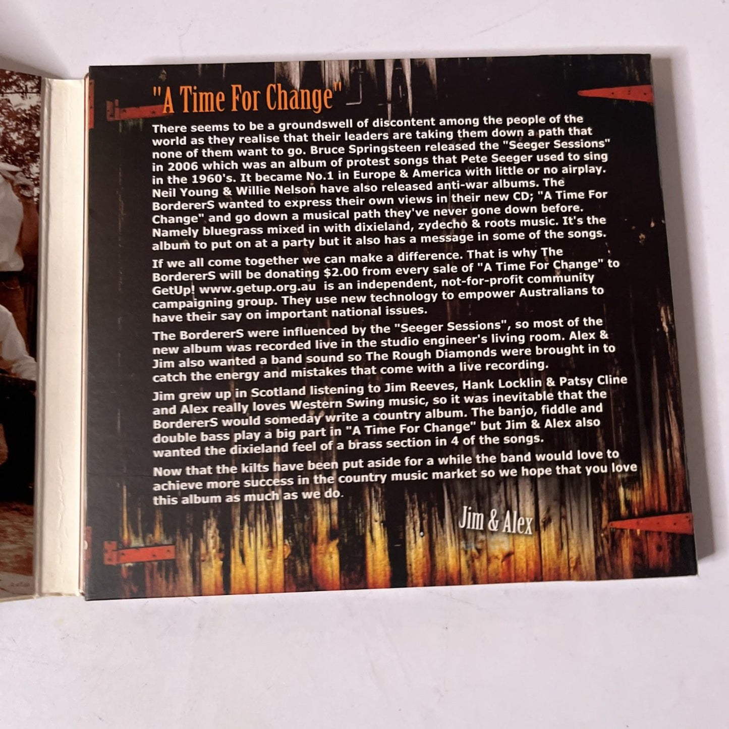 The Borderers & The Rough Diamonds – A Time For Change (CD, 2006) Digipak