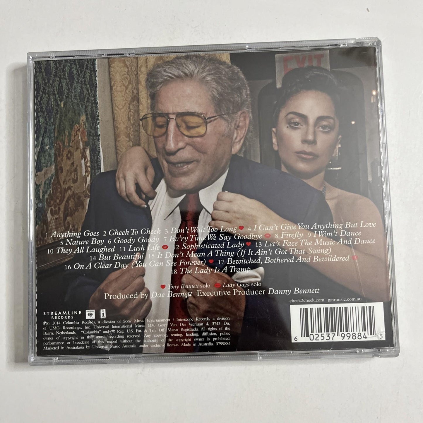 Tony Bennett & Lady Gaga – Cheek To Cheek (CD, 2014) Australia Deluxe Version