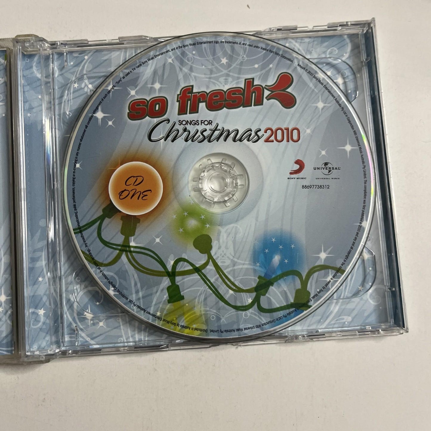 So Fresh: Songs For Christmas 2010 (CD, 2010) Australia 2-Discs 88697738312
