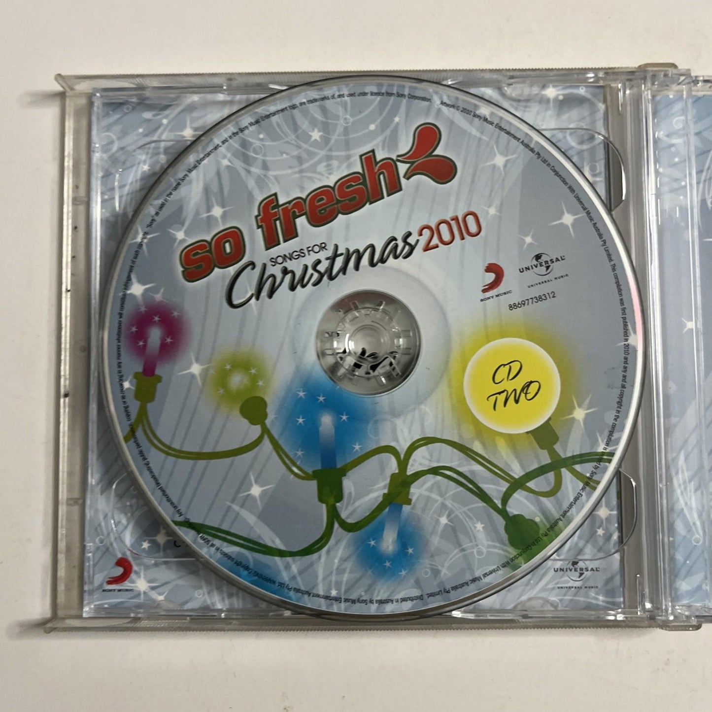 So Fresh: Songs For Christmas 2010 (CD, 2010) Australia 2-Discs 88697738312
