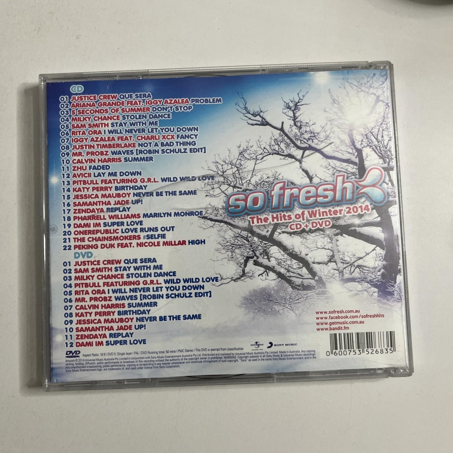 Various – So Fresh: The Hits Of Winter 2014 (CD, 2014) Australia 2-Discs 5352683