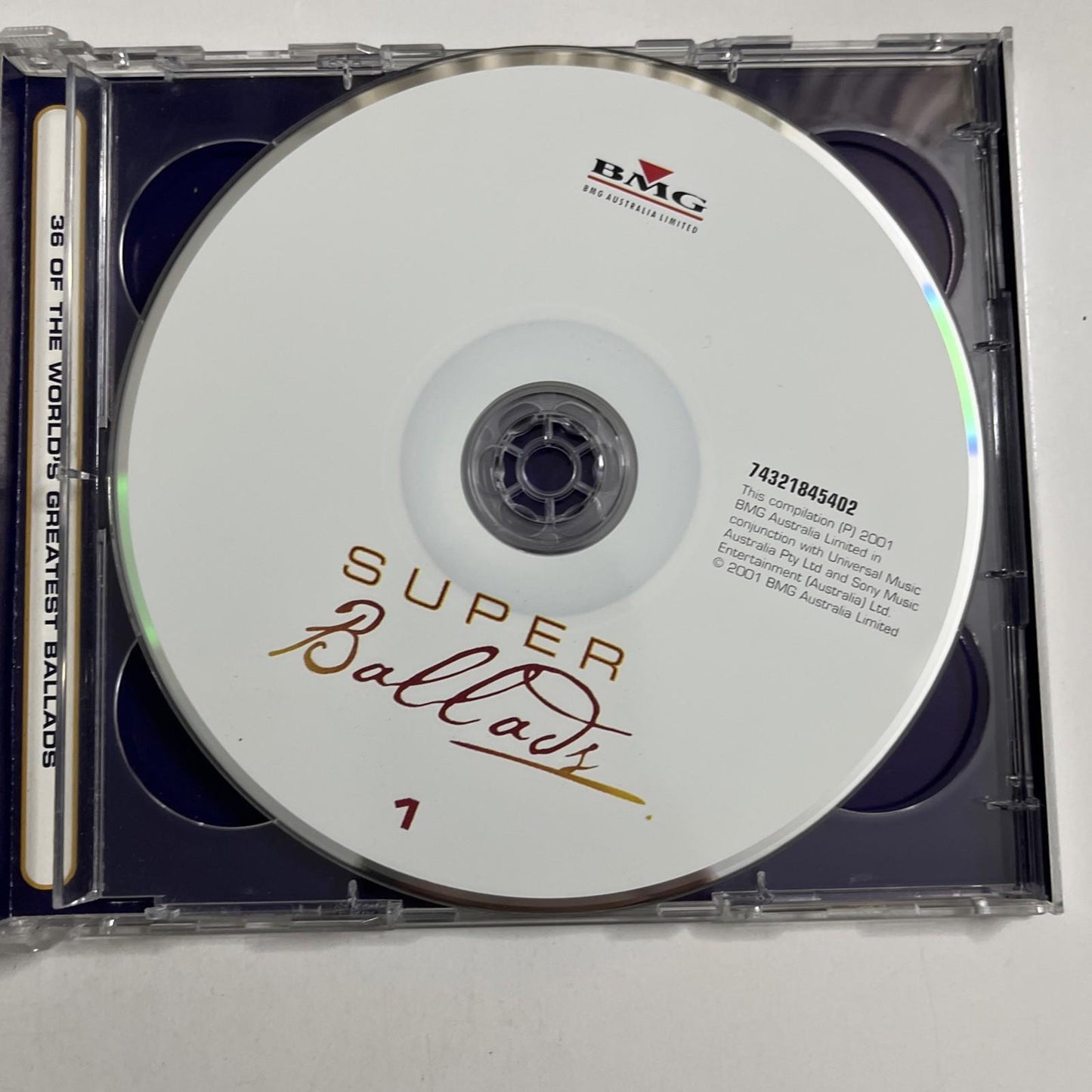 Various – Super Ballads (CD, 2001) Australia 2-Discs 74321845402