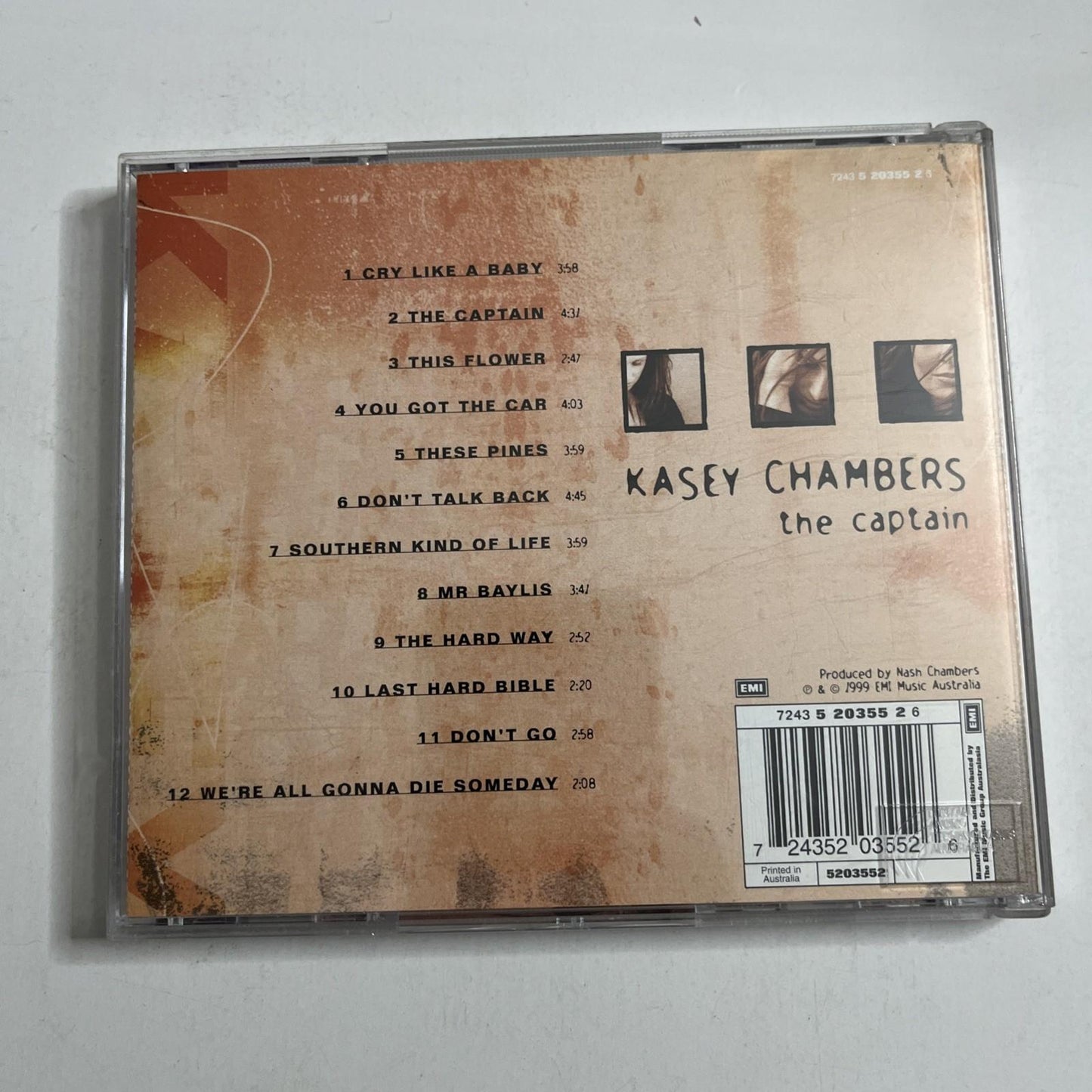 Kasey Chambers – The Captain (CD, 1999) Australia 7243 5 20355 2 6