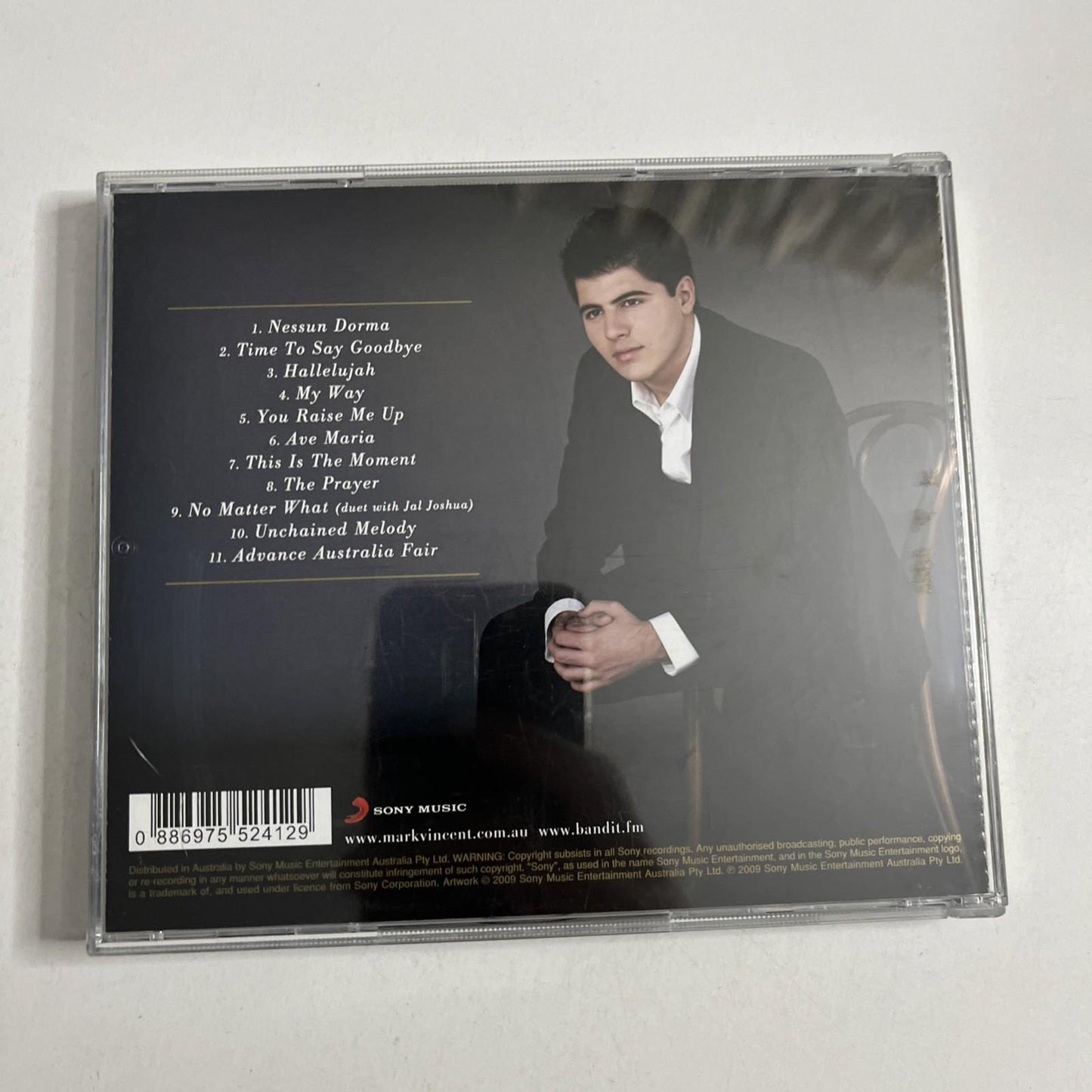 Mark Vincent – My Dream, Mio Visione (CD, 2009) Australia 88697552412