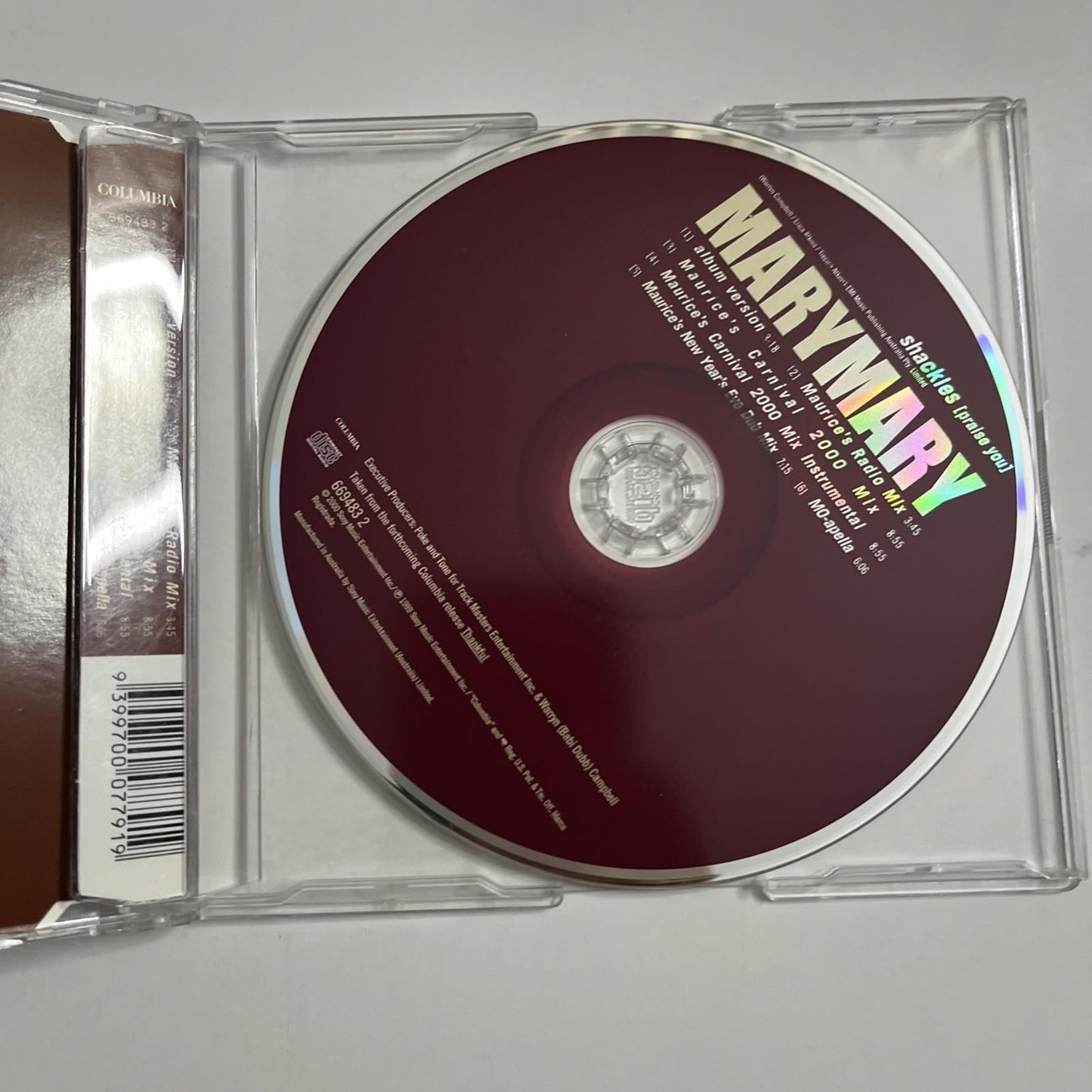 Mary Mary – Shackles (Praise You) (CD, 2000) Australia 669483 2