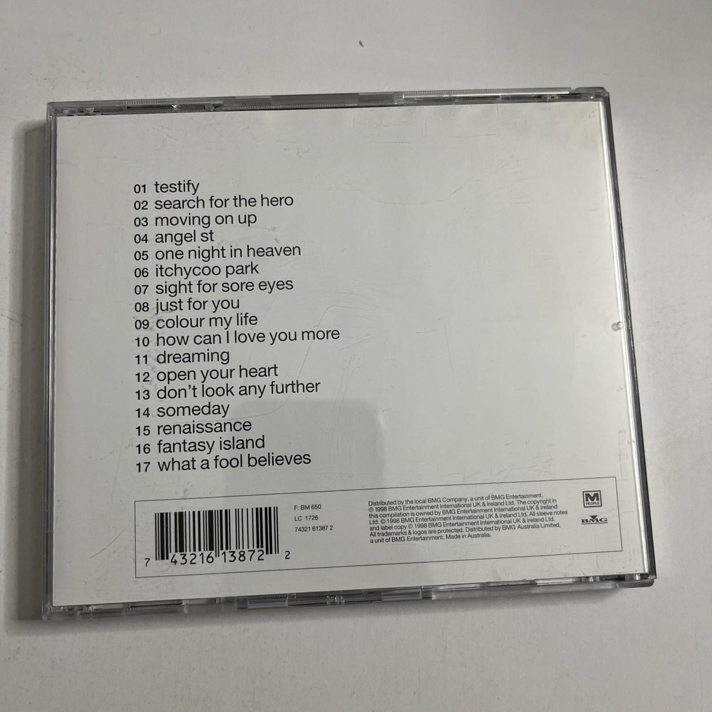 M People – The Best Of M People (CD, 2000) Australia 74321 61387 2