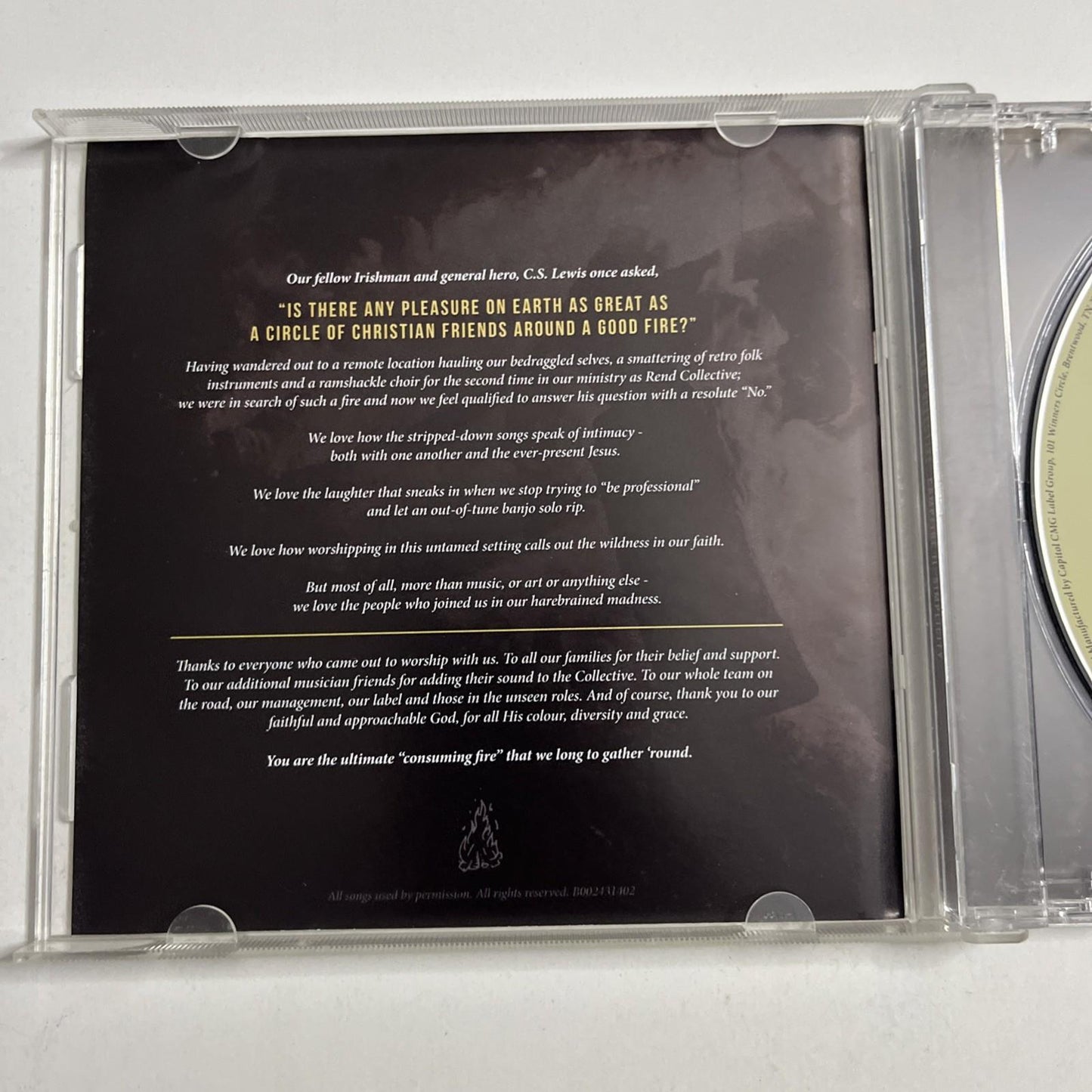 Rend Collective – Campfire II: Simplicity (CD, 2016) US B002431402