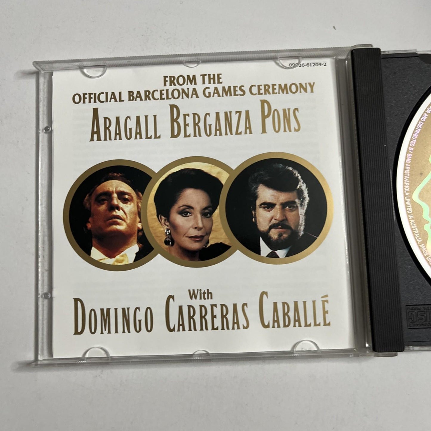 Domingo, Carreras, Caballé From The Official Barcelona Games Ceremony (CD, 1992)