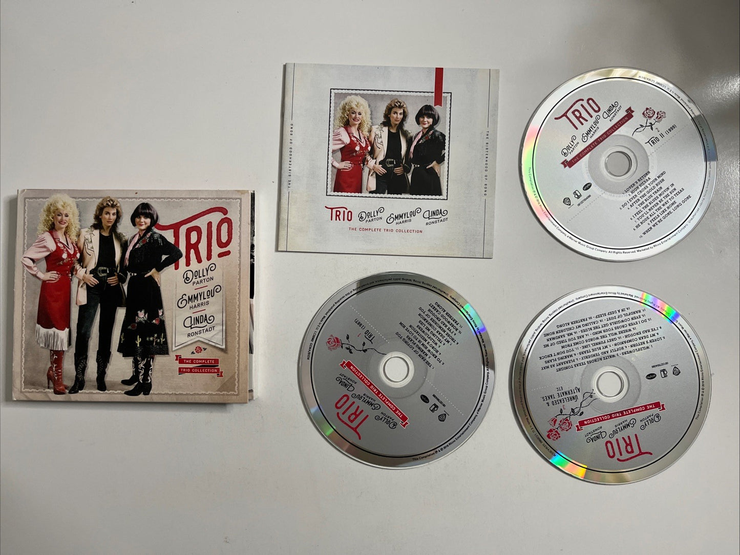 Dolly, Emmylou, Linda – The Complete Trio Collection (CD, 2016) 3-Discs Foldout