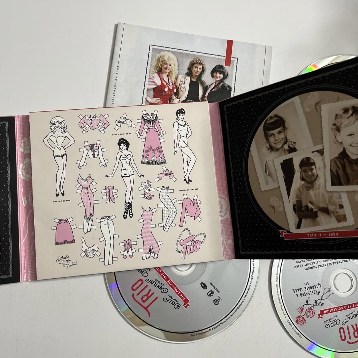 Dolly, Emmylou, Linda – The Complete Trio Collection (CD, 2016) 3-Discs Foldout
