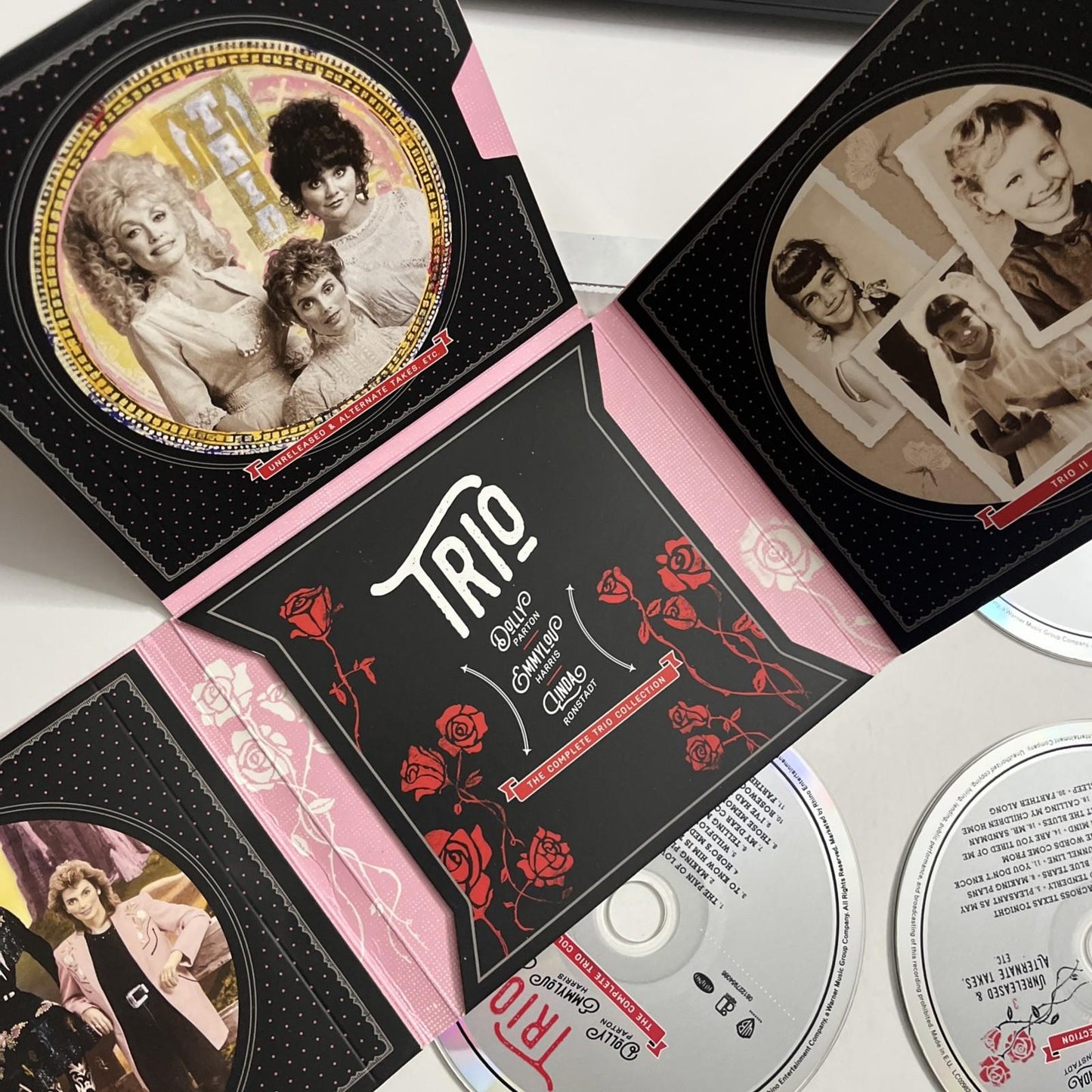 Dolly, Emmylou, Linda – The Complete Trio Collection (CD, 2016) 3-Discs Foldout