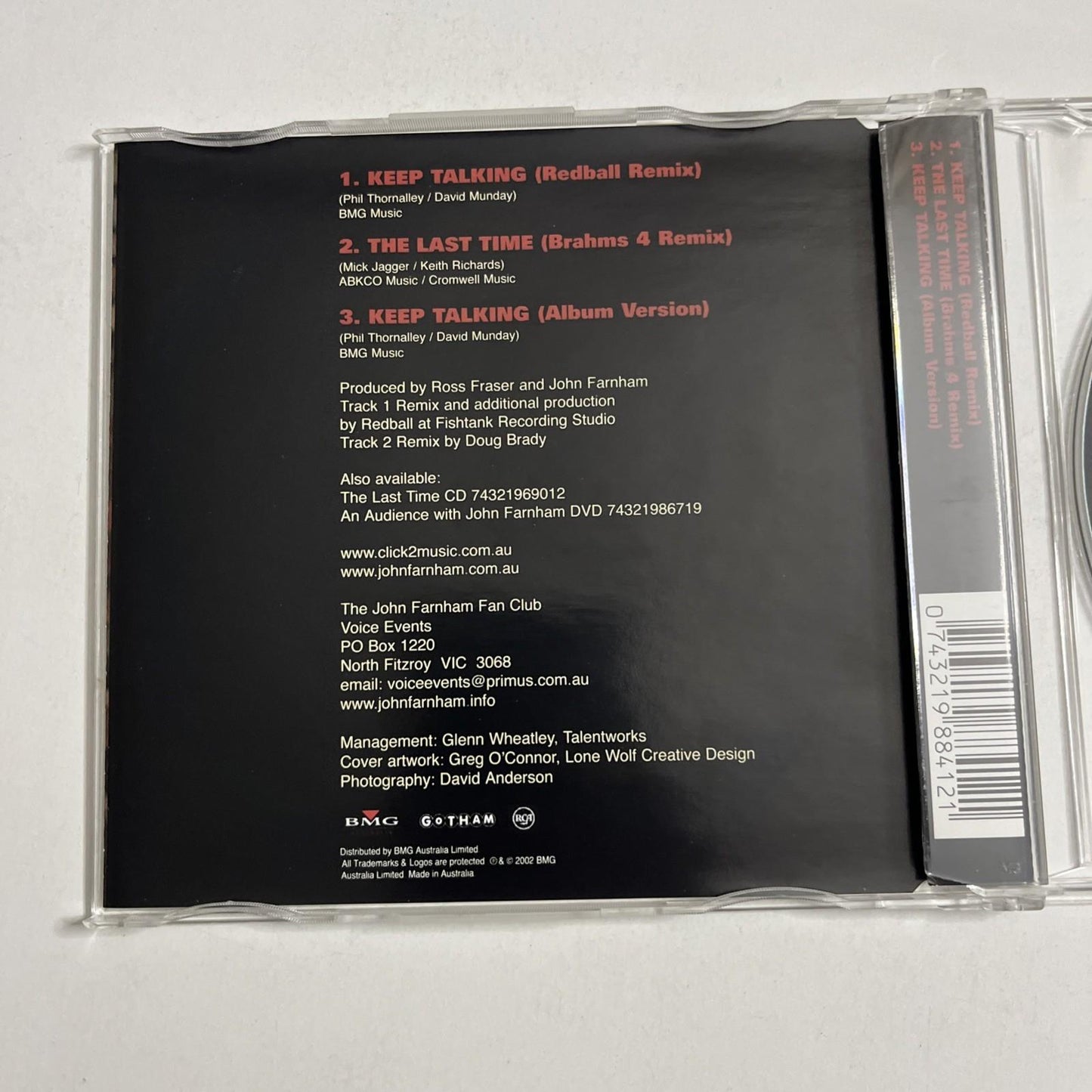 John Farnham – Keep Talking (CD, 2003) Australia 74321988412