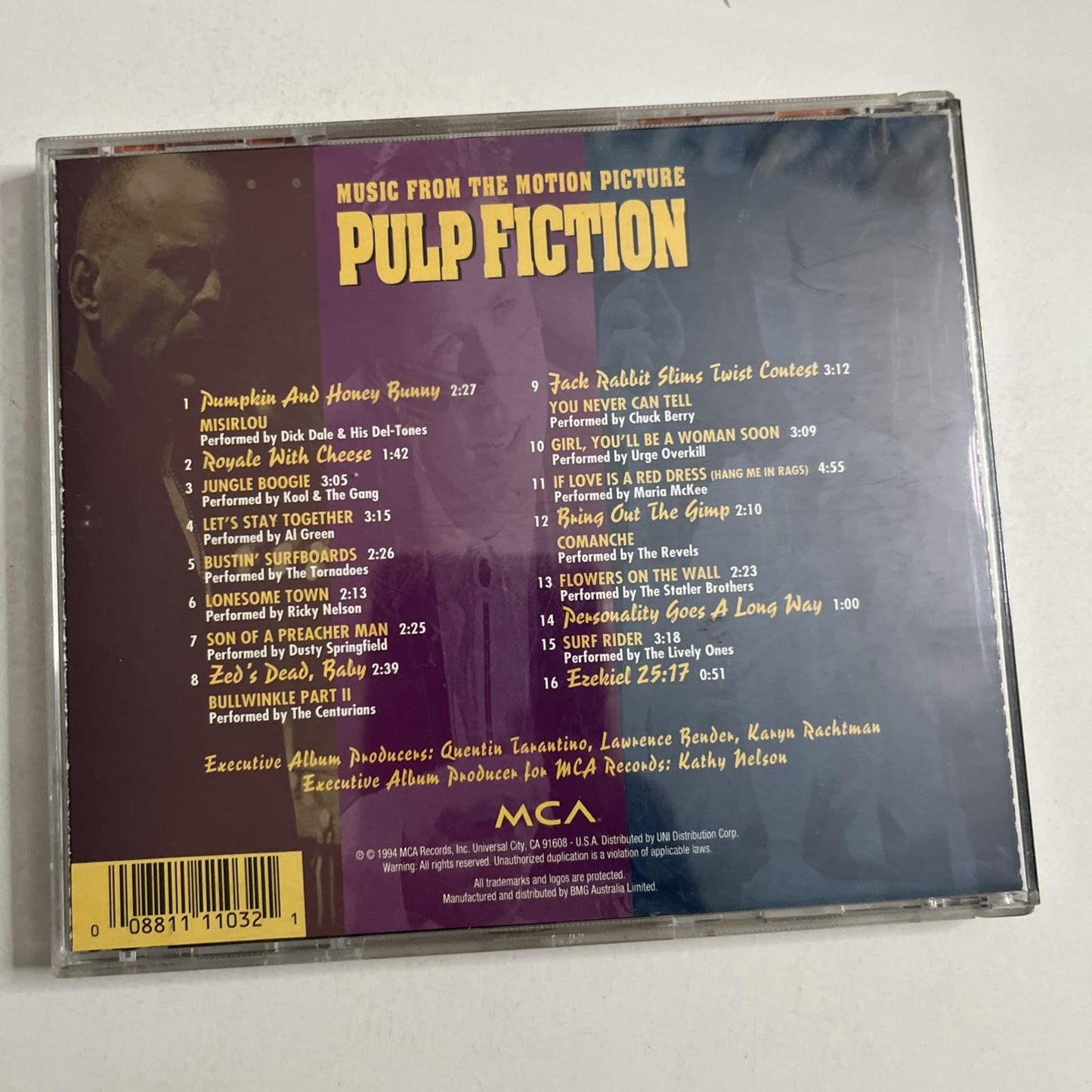 Pulp Fiction (Music From The Motion Picture) (CD, 1994) Australia MCAD-11103