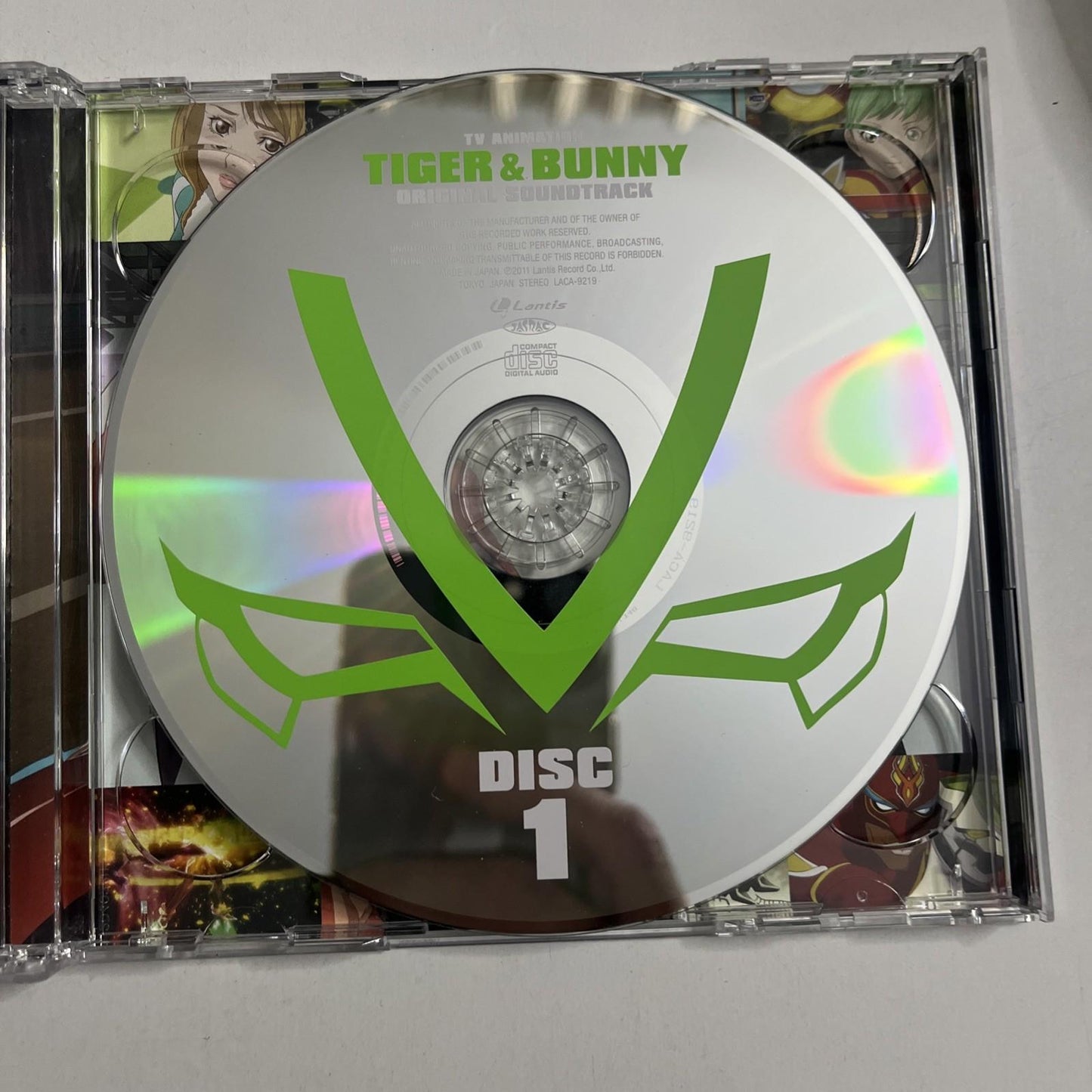 TV Animation Tiger & Bunny Original Soundtrack Anime (CD, 2011) 2-Disc Japan Obi
