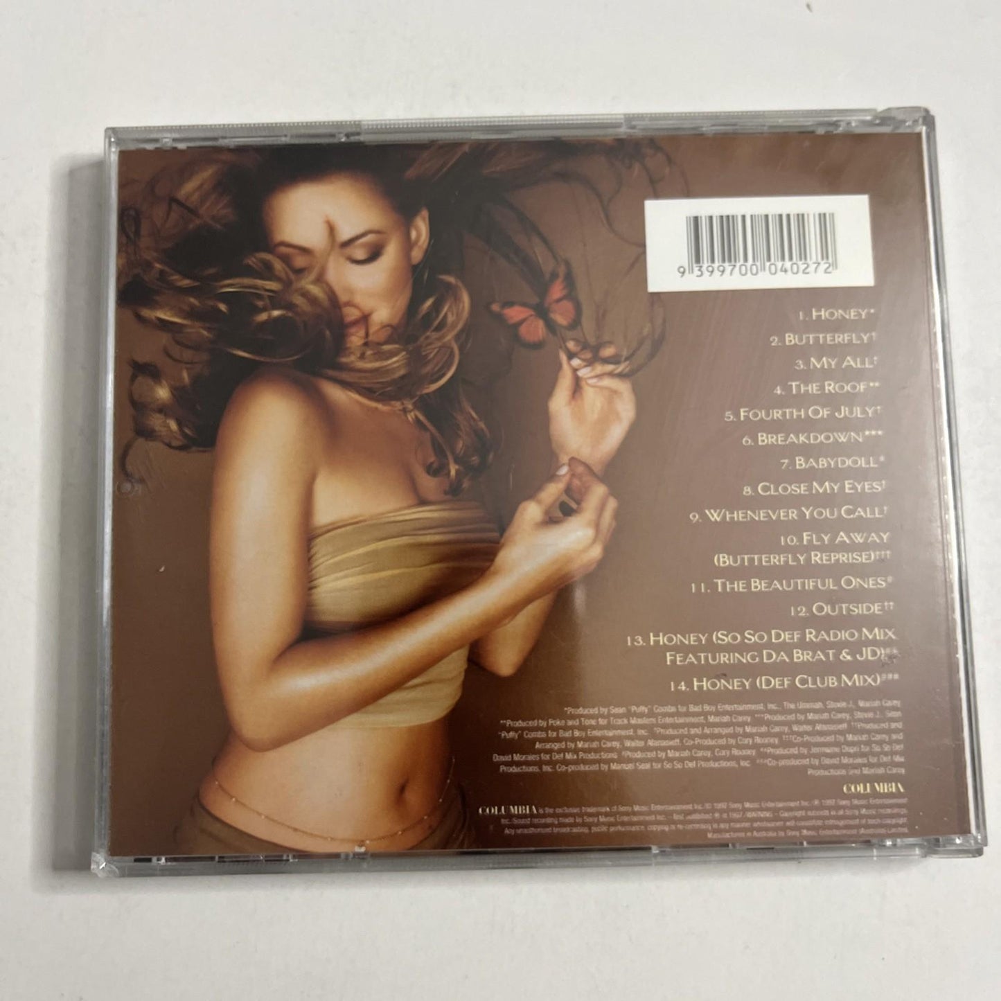 Mariah Carey – Butterfly (CD, 1997) Australia 488537 2