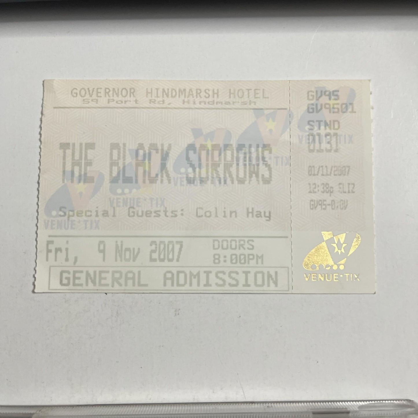 The Black Sorrows – The Chosen Ones (CD, 1993) Australia Signed Ticket 474863 2