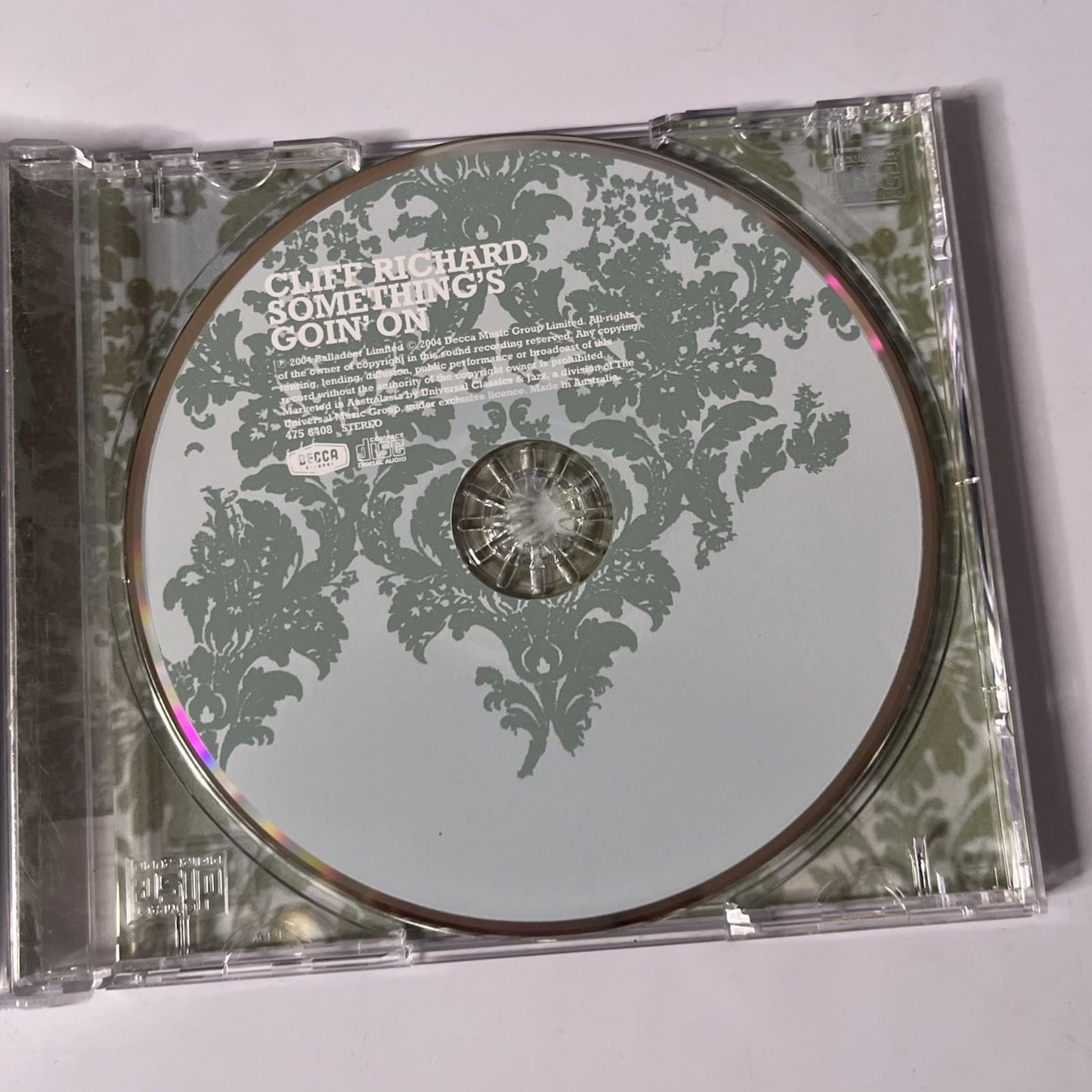 Cliff Richard – Something's Goin' On (CD, 2004) 475 6524