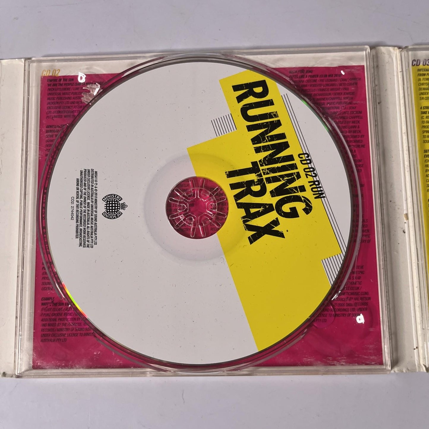 Various – Running Trax (CD, 2010) Australia 3-Discs Digipak MOSA116