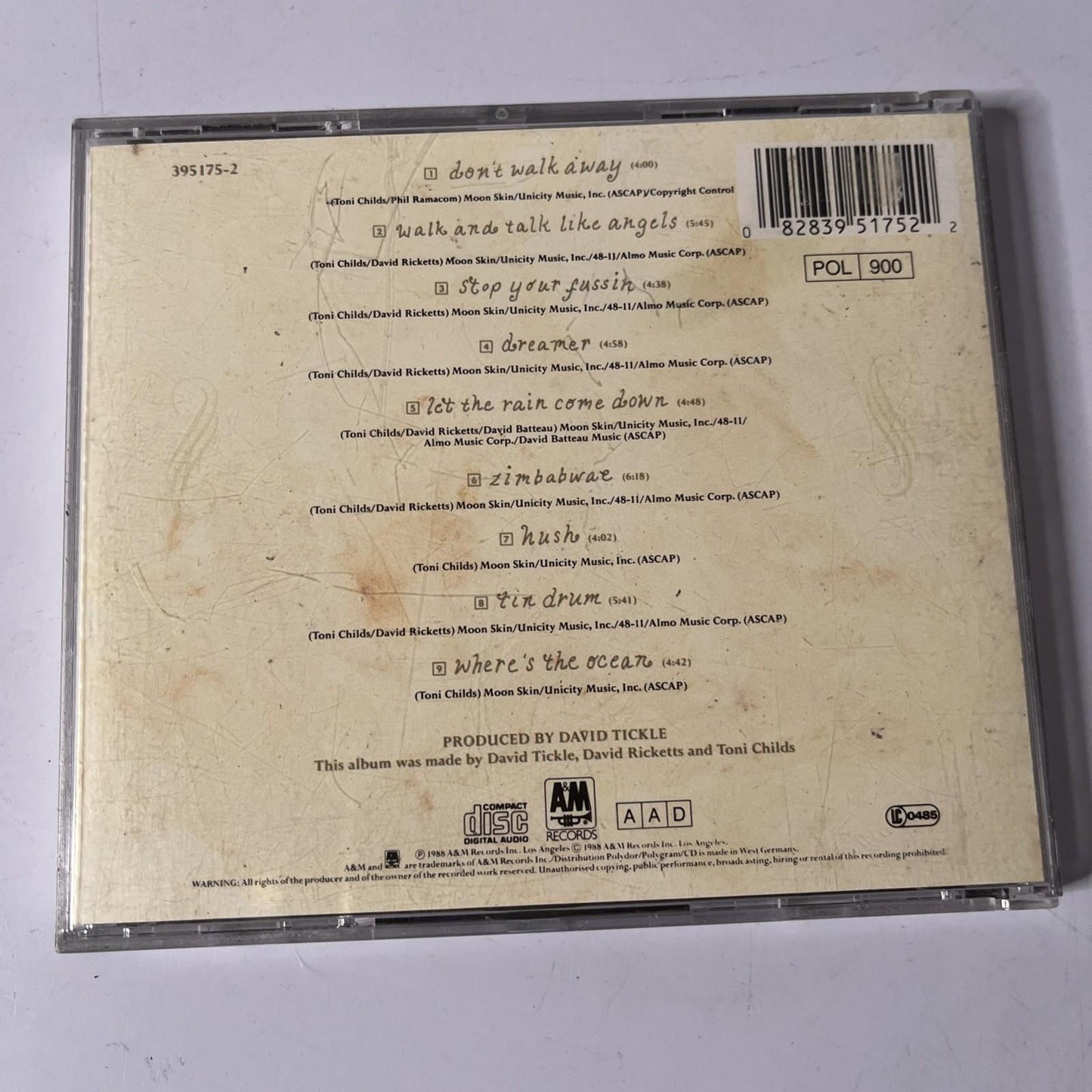 Toni Childs – Union (CD, 1988) Europe 395175-2