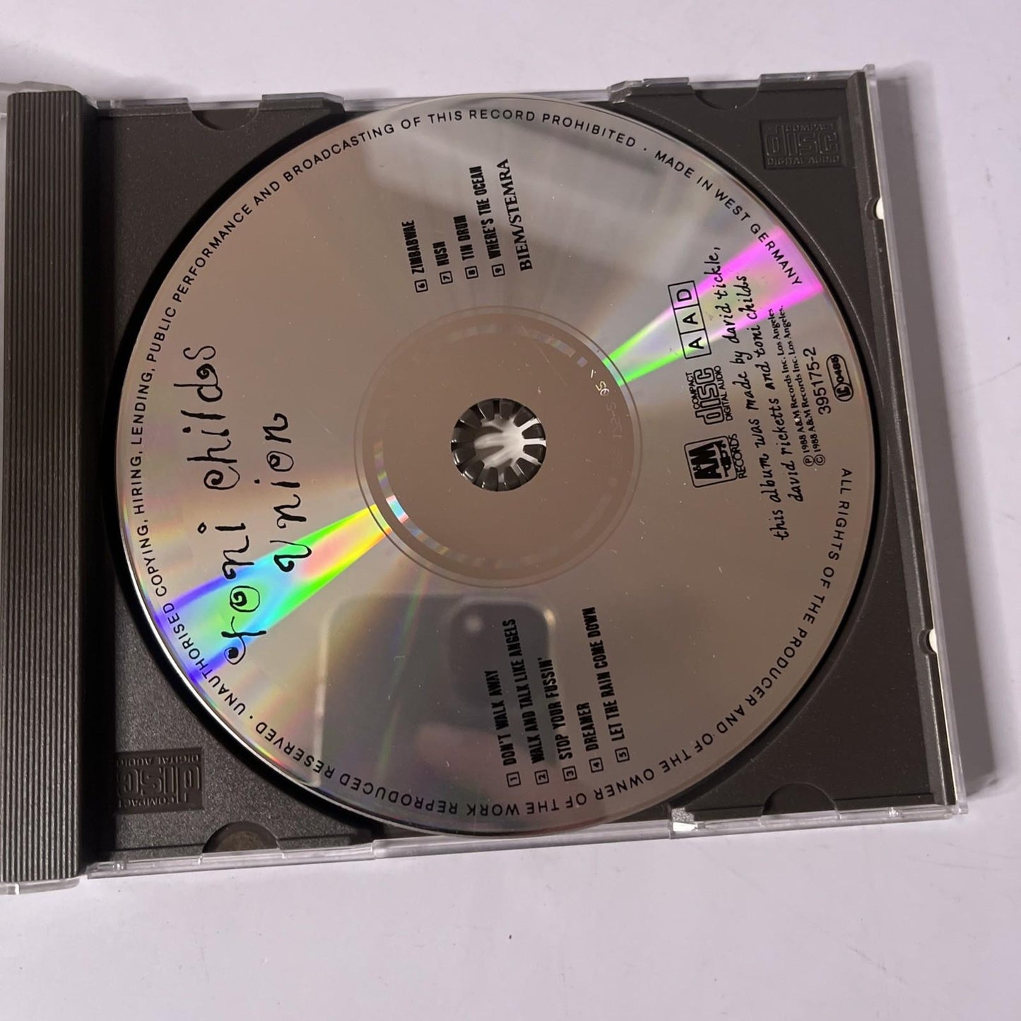 Toni Childs – Union (CD, 1988) Europe 395175-2