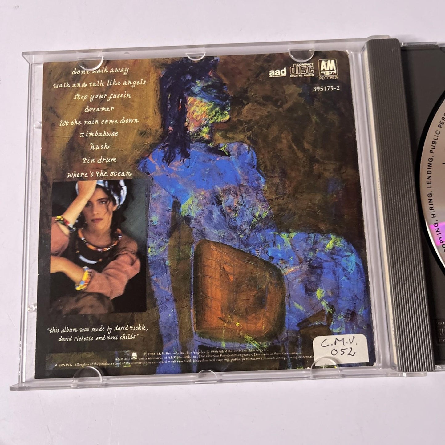 Toni Childs – Union (CD, 1988) Europe 395175-2