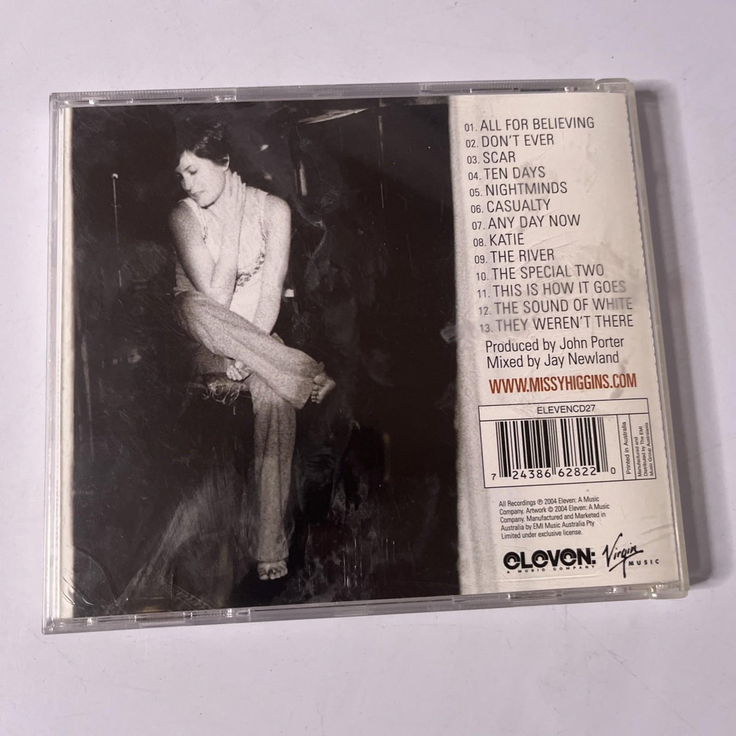 Missy Higgins – The Sound Of White (CD, 2004) Australia ELEVENCD27