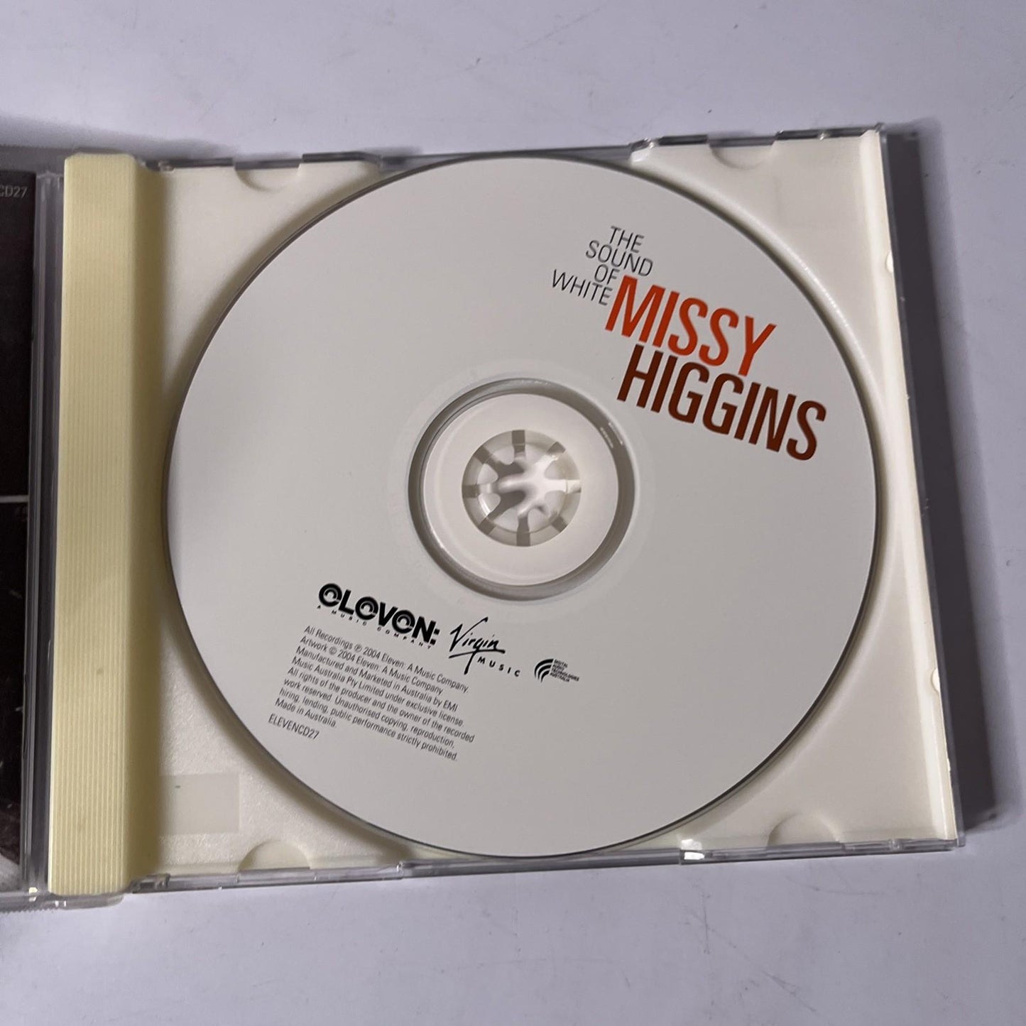 Missy Higgins – The Sound Of White (CD, 2004) Australia ELEVENCD27