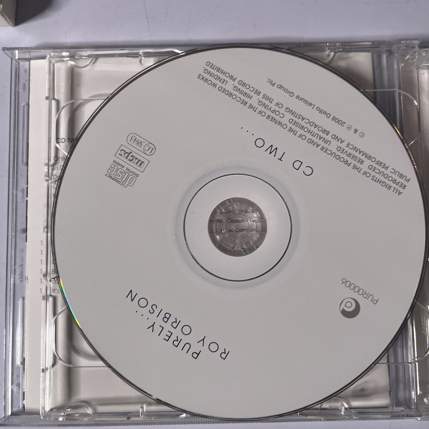 Roy Orbison – Purely... (CD, 2008) Europe 2-Discs PUR00006