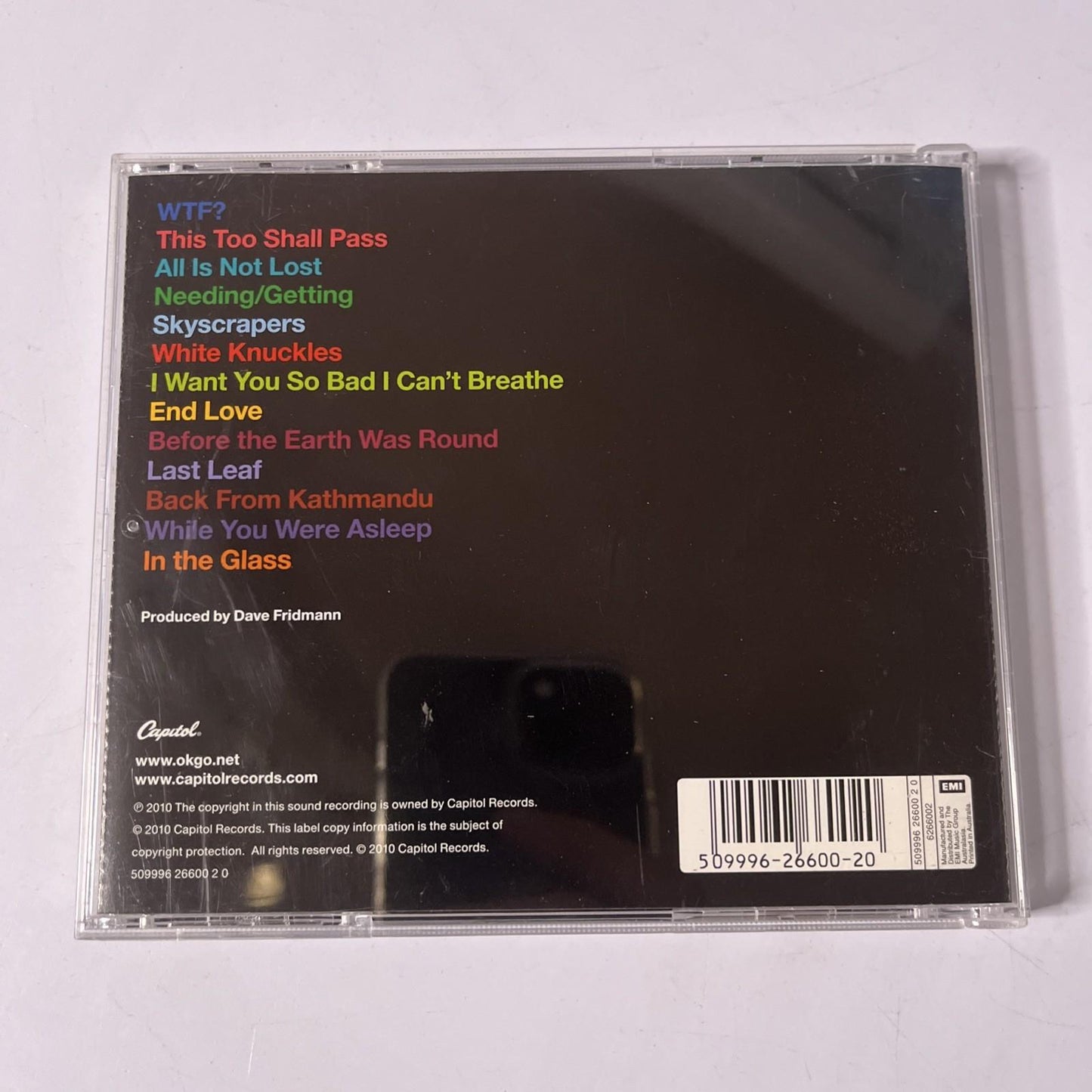 OK Go – Of The Blue Colour Of The Sky (CD, 2010) Australia 509996 26600 2 0