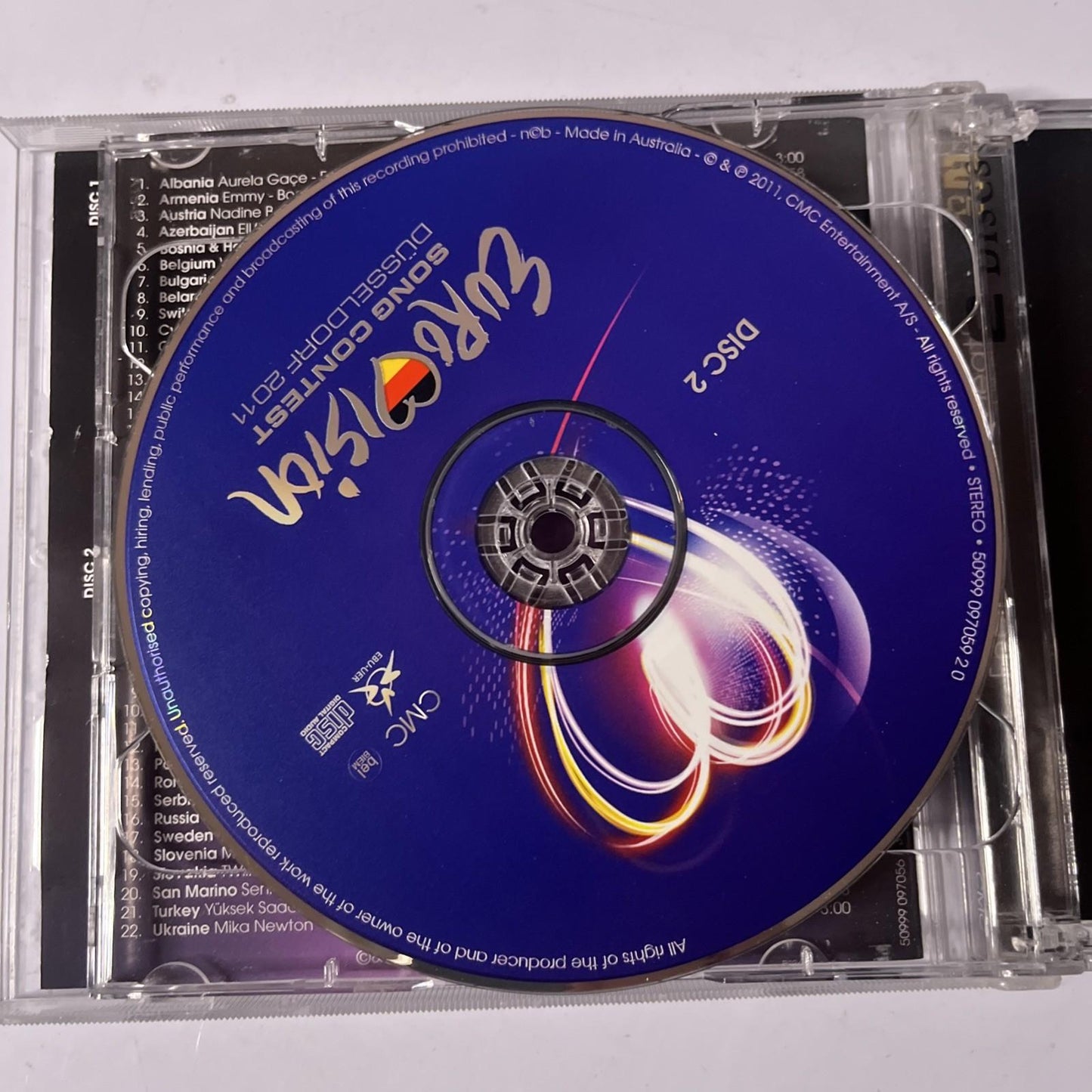 Eurovision Song Contest Düsseldorf 2011 (CD, 2011) UK & Europe 2-Discs