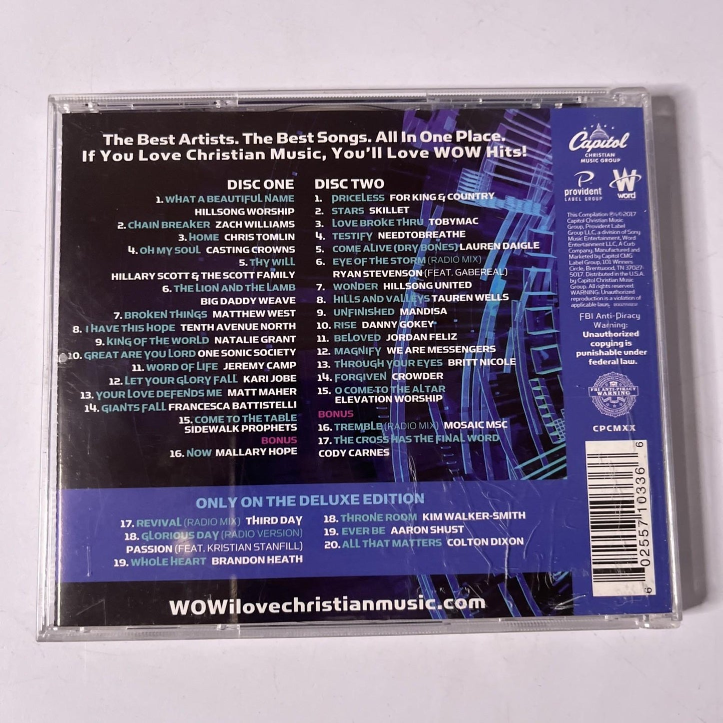 Various – WOW Hits 2018 (CD, 2017) US 2-Discs B002558102