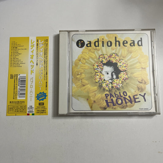 Radiohead, Radiohead – Pablo Honey  (CD, 1998) Japan Obi TOCP-50605