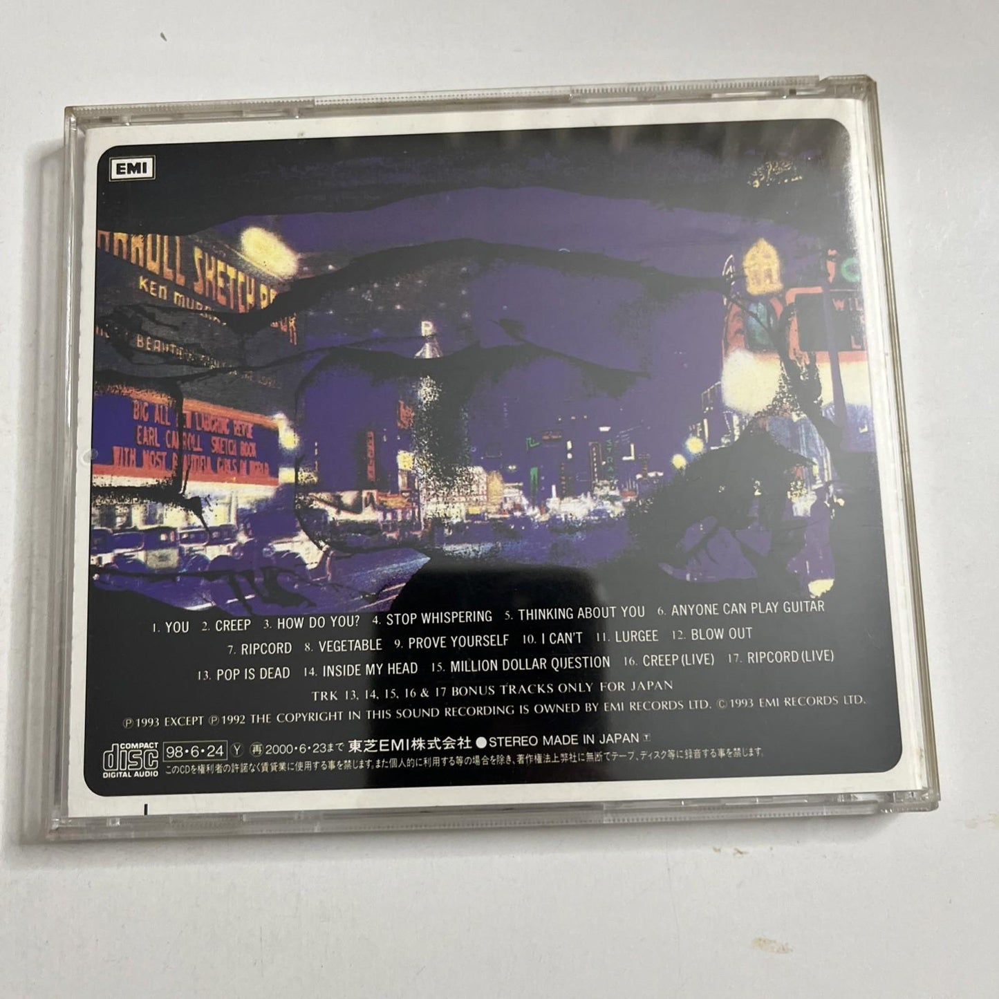 Radiohead, Radiohead – Pablo Honey  (CD, 1998) Japan Obi TOCP-50605